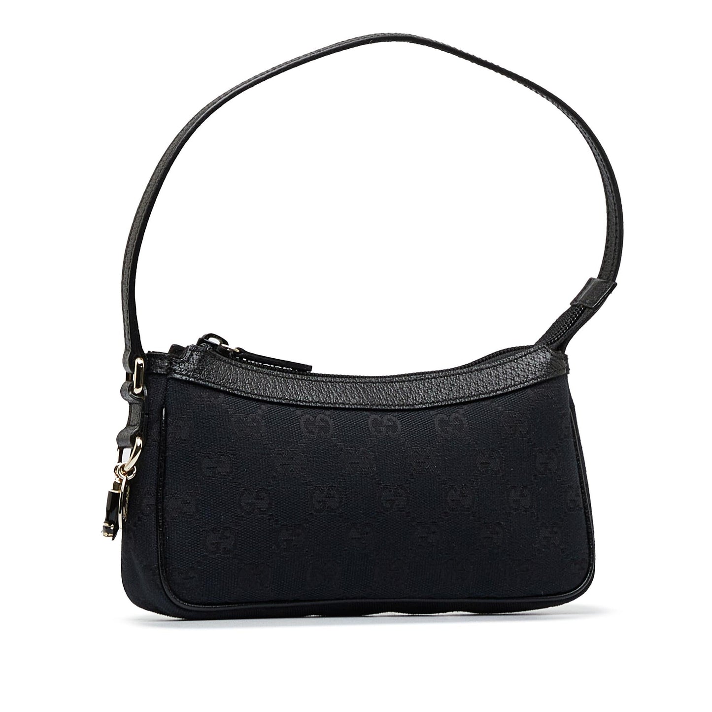 Gucci GG Baguette SHG-onJKx6 Canvas Black Handbag