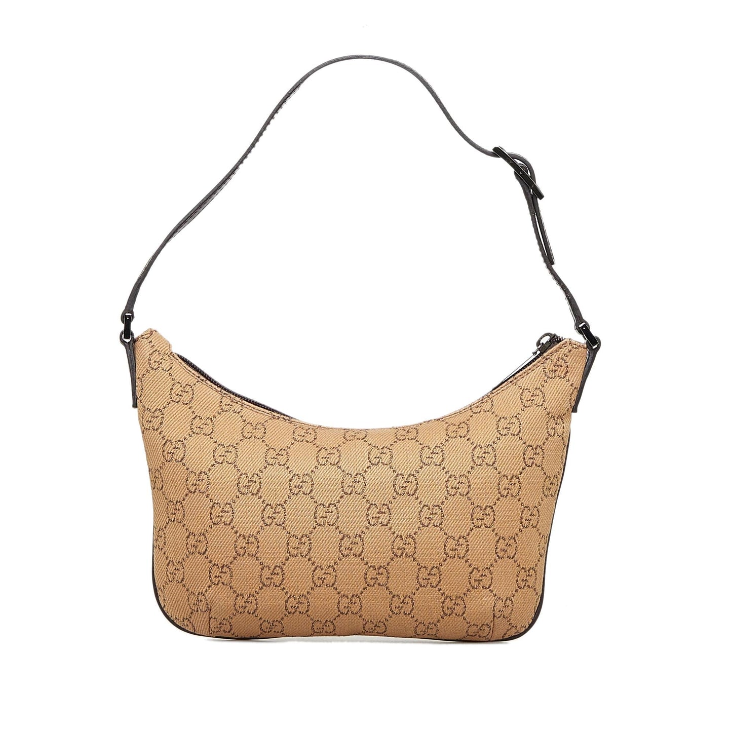 Gucci GG Baguette SHG-cGEWCF Canvas Brown Handbag