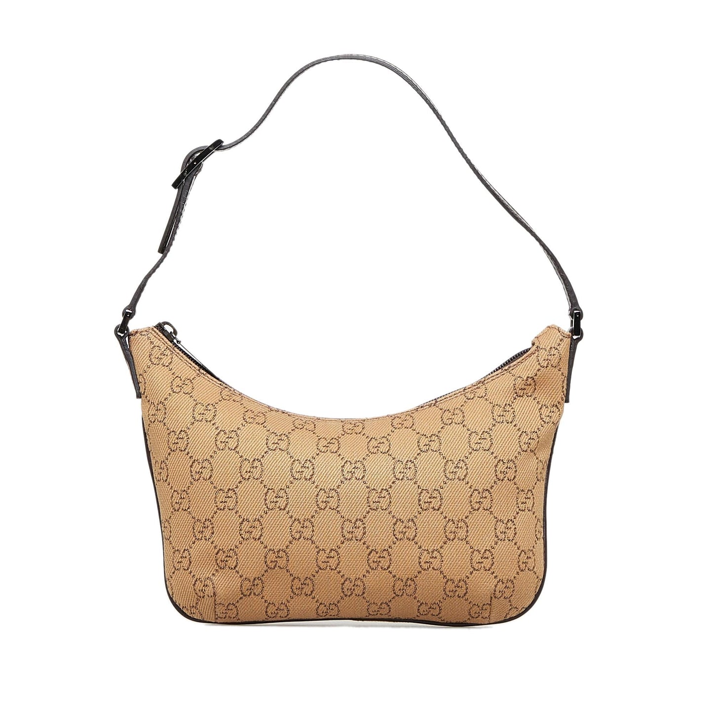 Gucci GG Baguette SHG-cGEWCF Canvas Brown Handbag