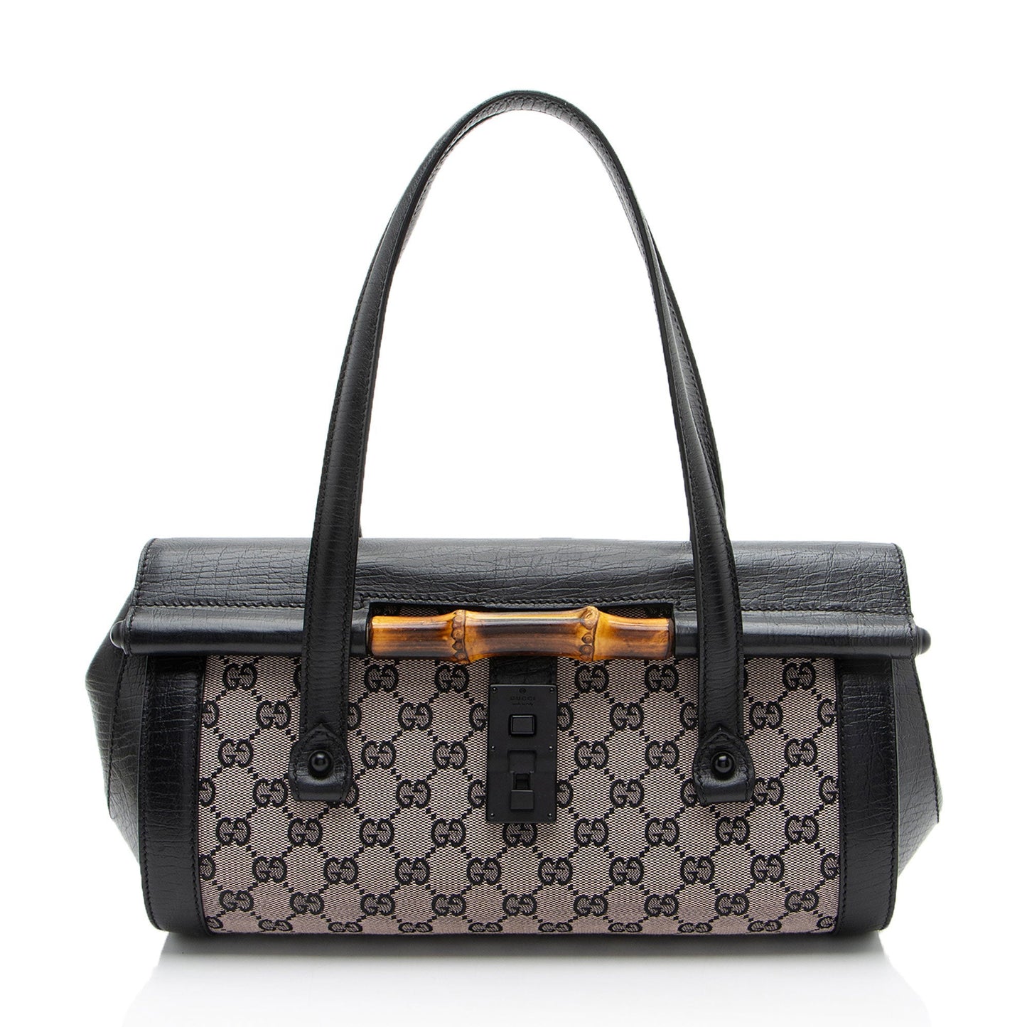 Gucci GG Bamboo Bullet Canvas Medium Travel Bag