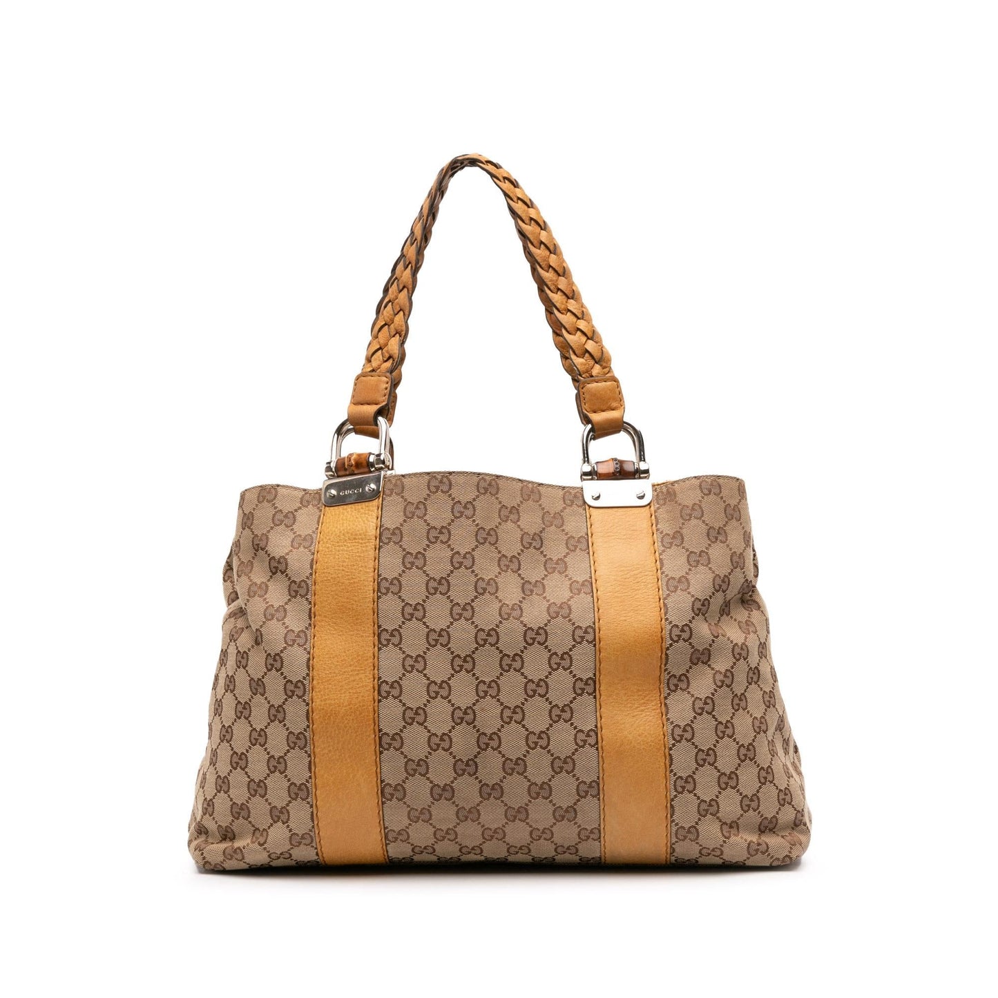 Gucci GG Bamboo Libeccio Canvas Tote Bag Libeccio Tote
