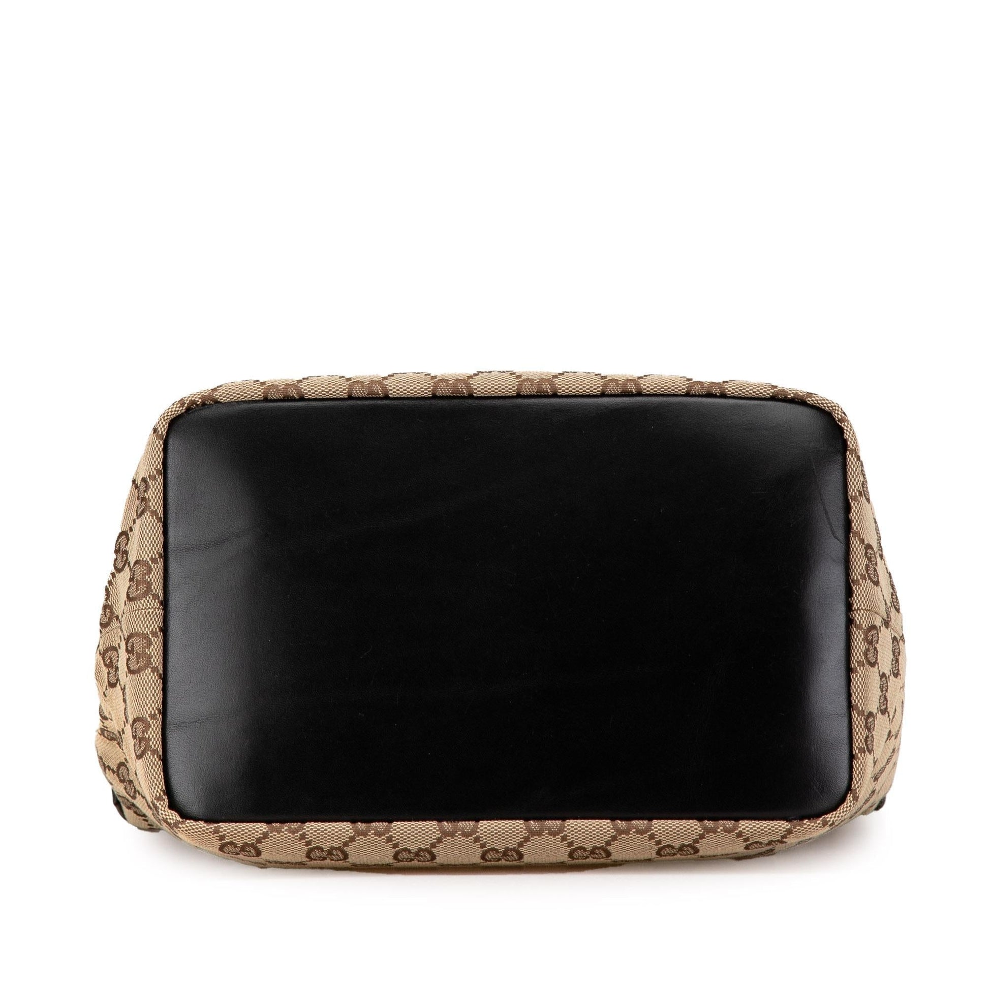 Gucci GG Bamboo SHG-jAsRoJ Canvas Calf Brown Shoulder Bag