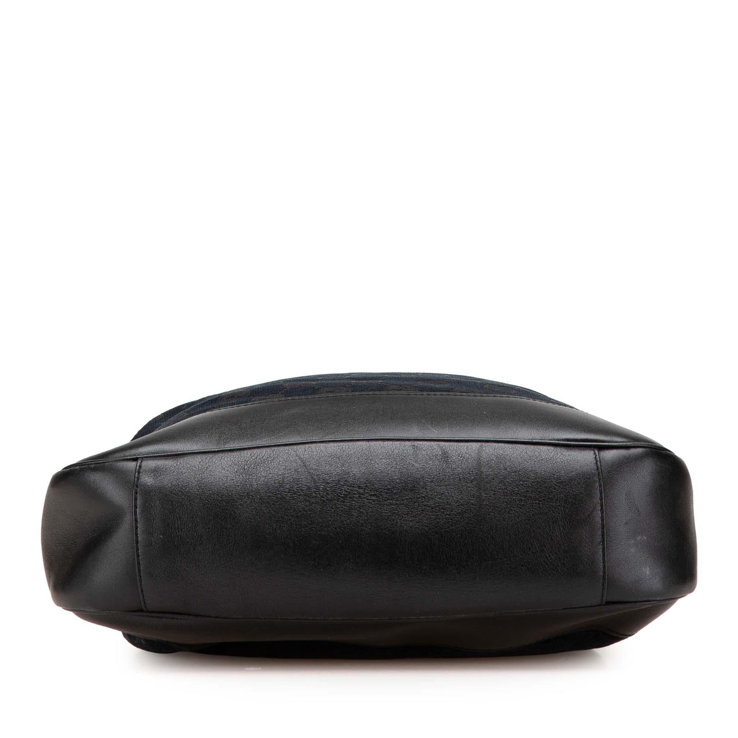 Gucci GG Bamboo Web Canvas Calf Black Satchel Bag