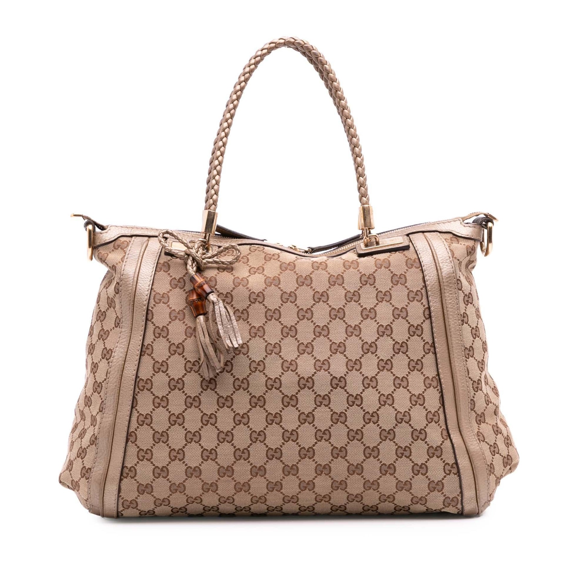 Gucci GG Bella Convertible Canvas Tote Bag Convertible Tote