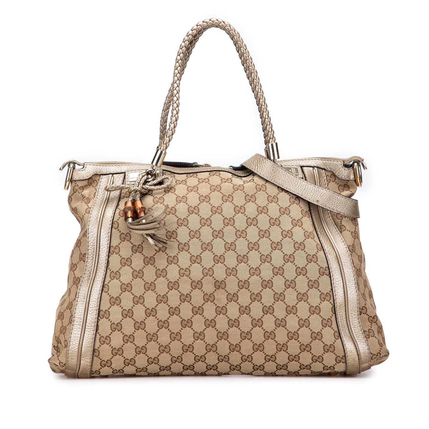 Gucci GG Bella Convertible Canvas Tote Bag