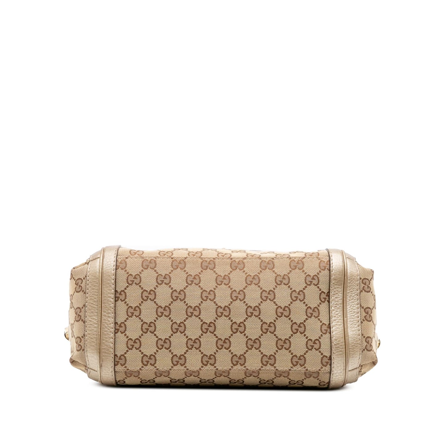 Gucci GG Bella Canvas Flap Travel Bag Satchel 1