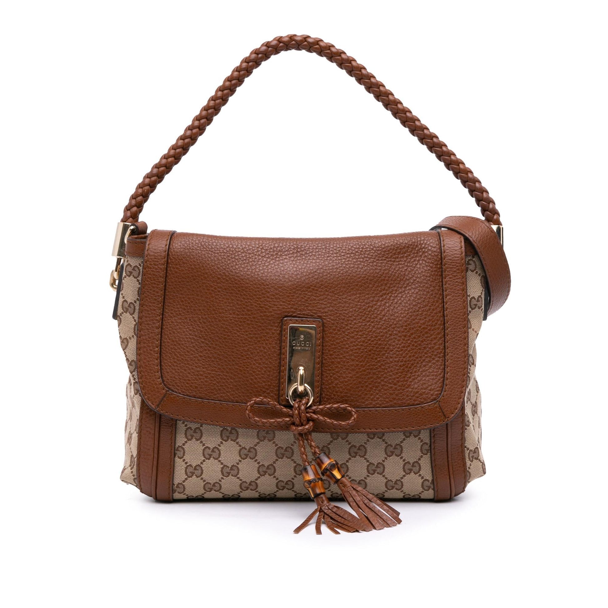 Gucci GG Bella Canvas Flap Travel Bag