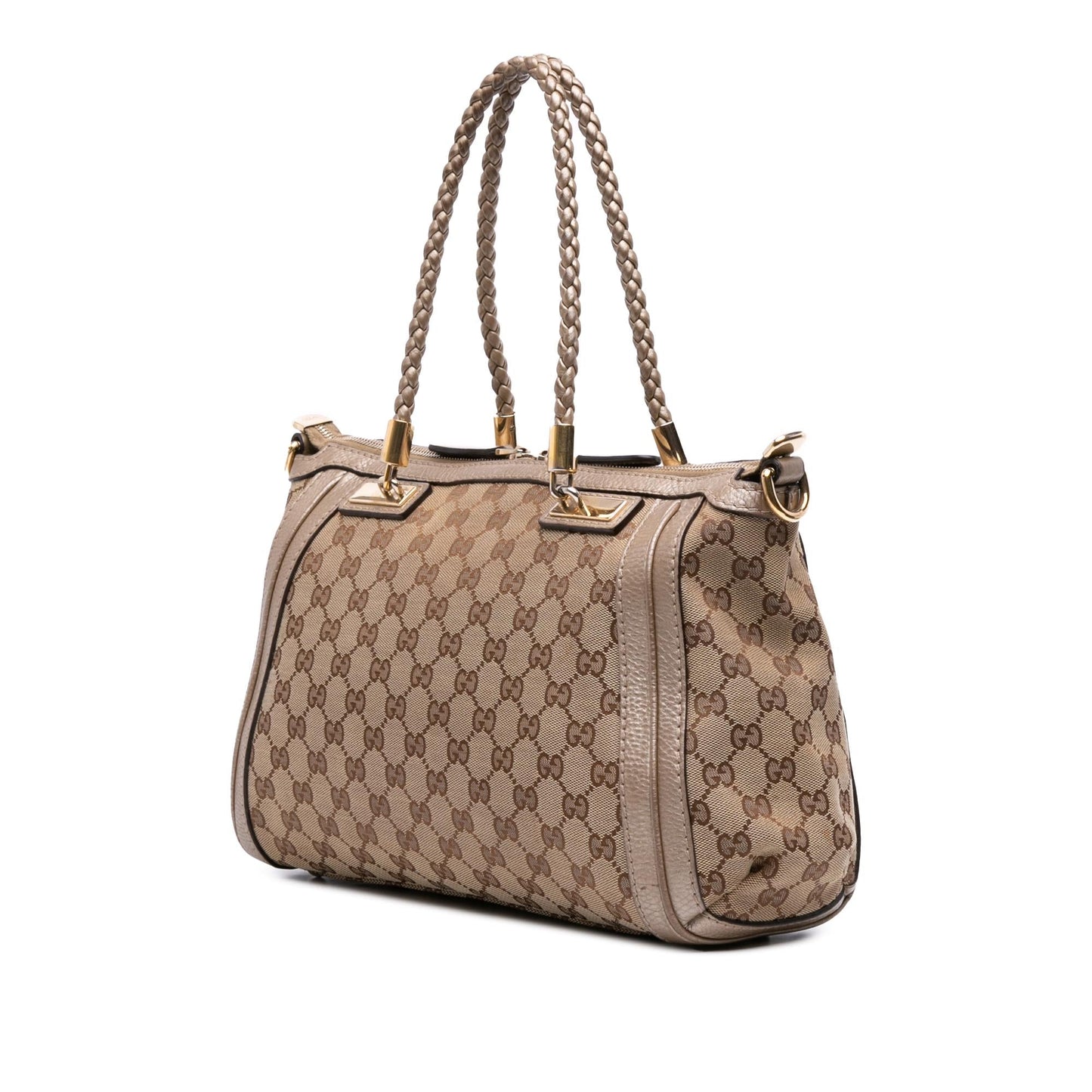 Gucci GG Bella Canvas Travel Bag Satchel 8