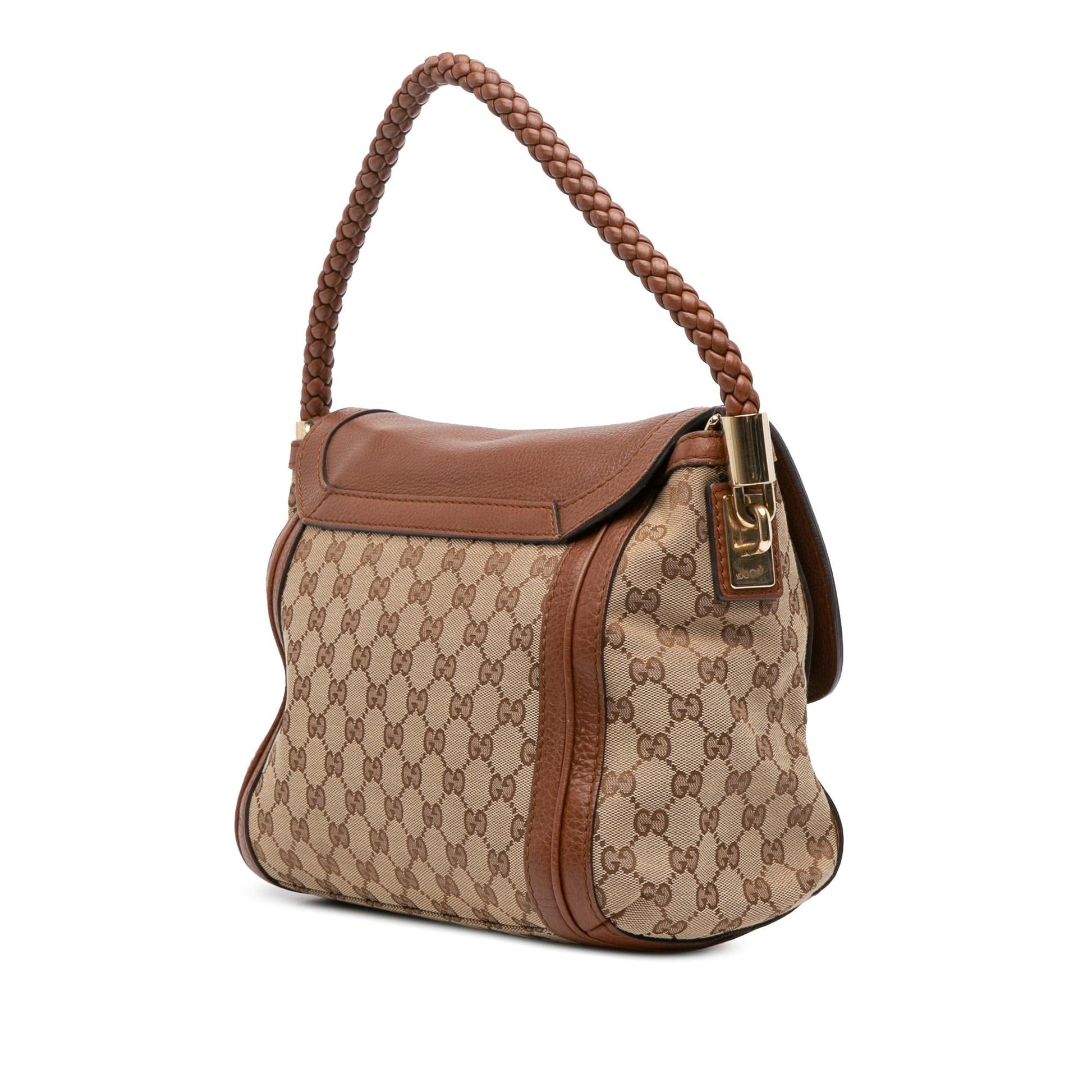 Gucci GG Bella Canvas Travel Bag Satchel 11