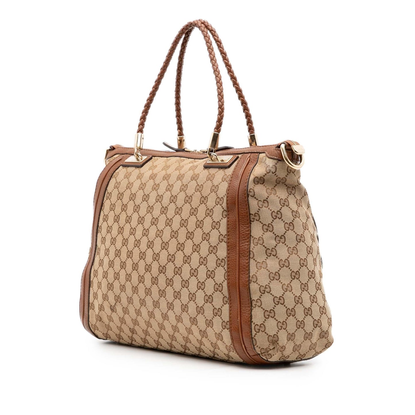 Gucci GG Bella Canvas Travel Bag Satchel 12