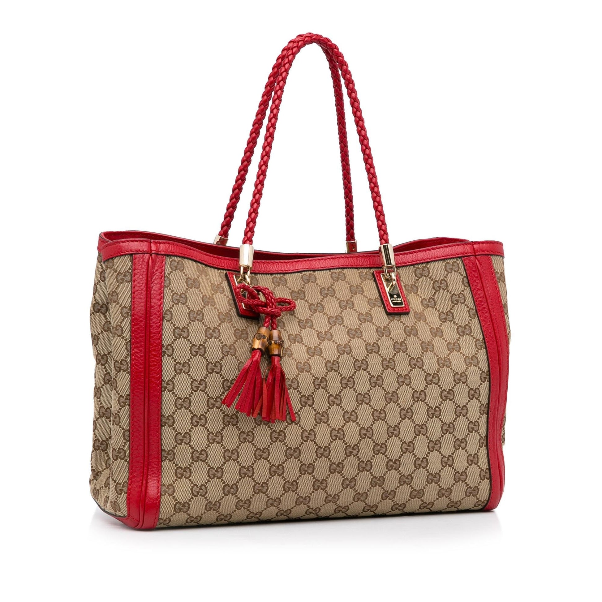 Gucci GG Bella SHG-TRYzVO Canvas Brown Tote Bag