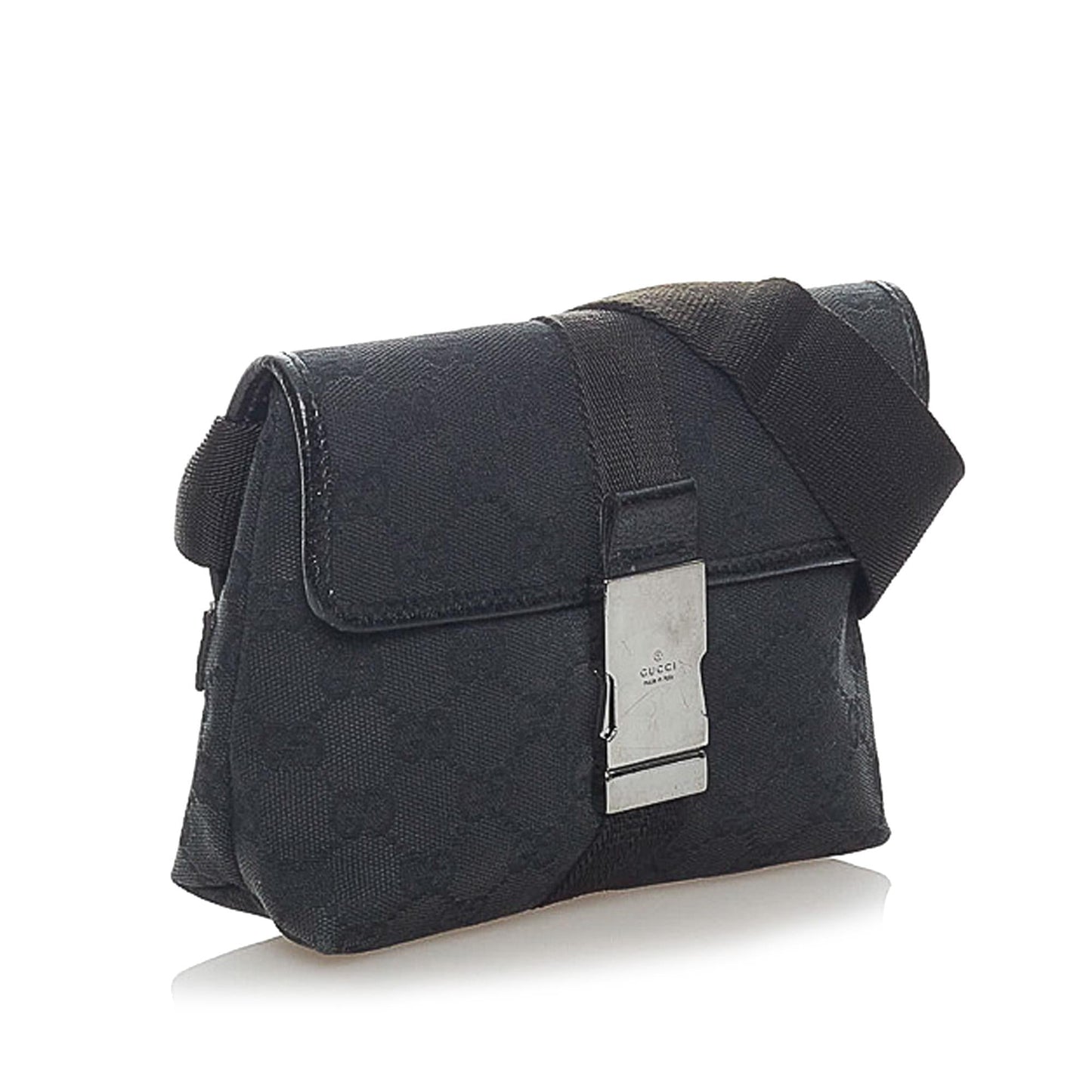 Gucci GG Belt SHG Canvas Black Accessory 6