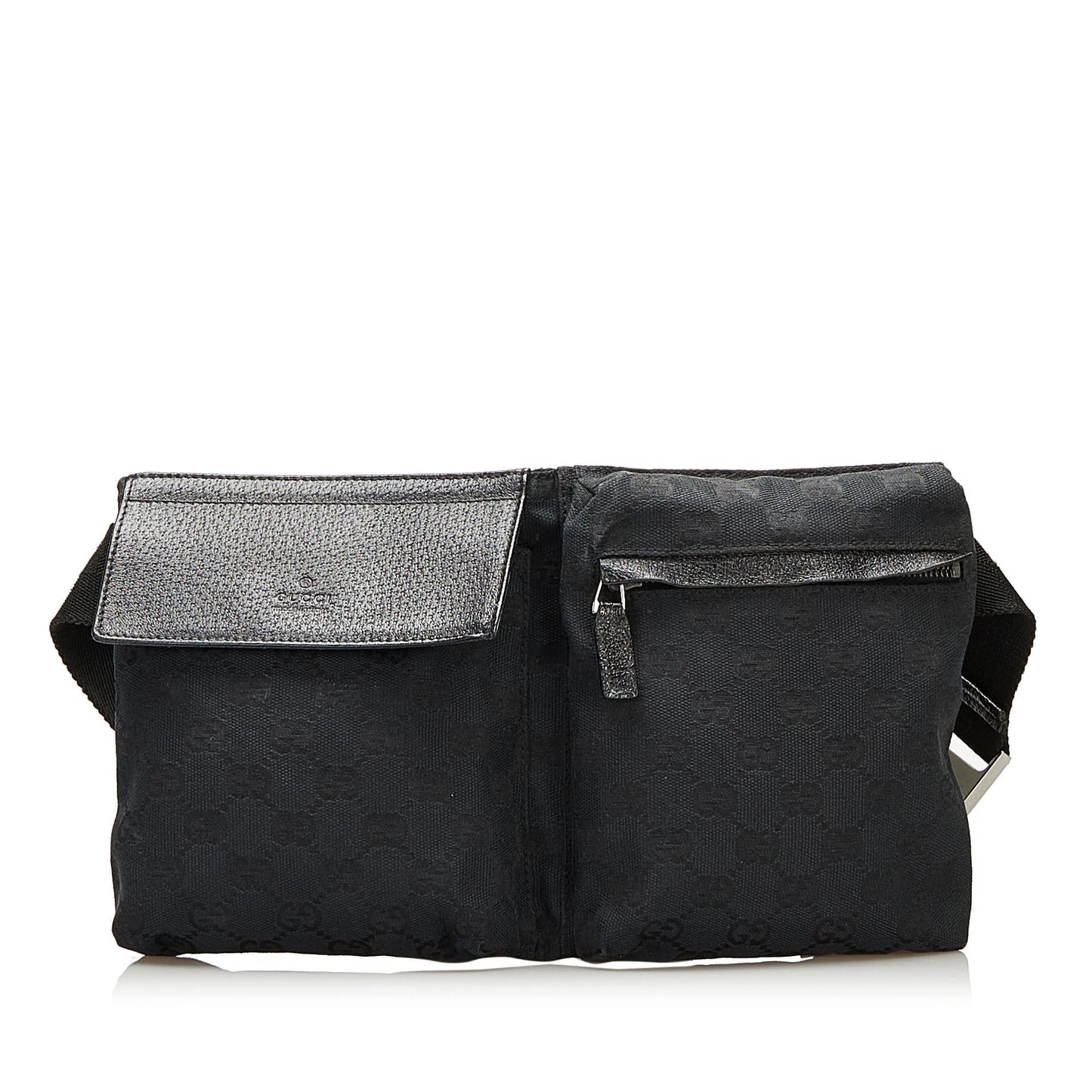 Gucci GG Belt SHG Canvas Black Accessory 3