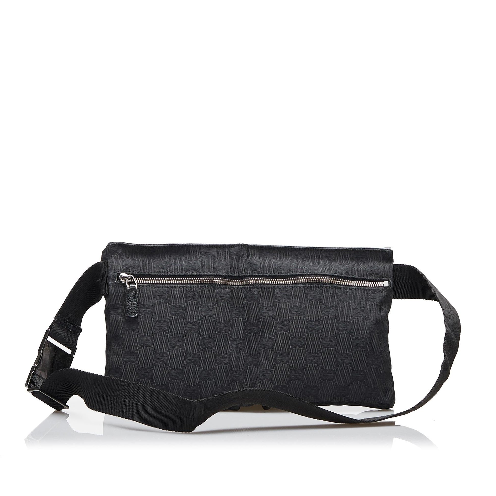 Gucci GG Belt SHG-gBxxz8 Canvas Black Accessory