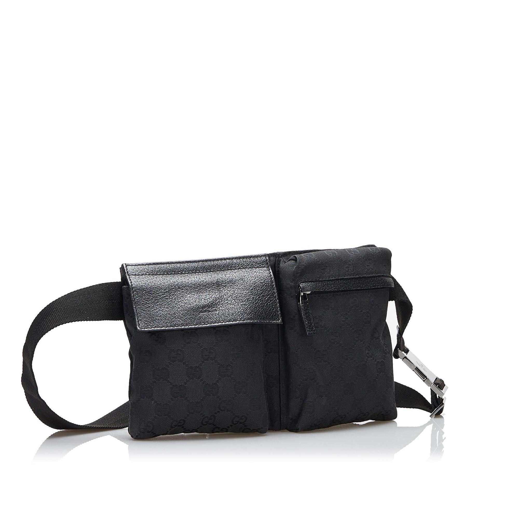 Gucci GG Belt SHG-gBxxz8 Canvas Black Accessory