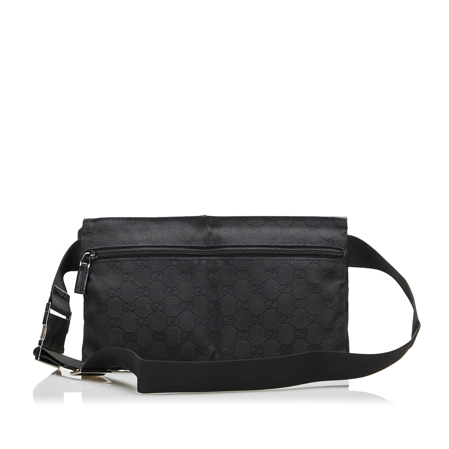 Gucci GG Belt SHG-3PiMQY Canvas Black Accessory