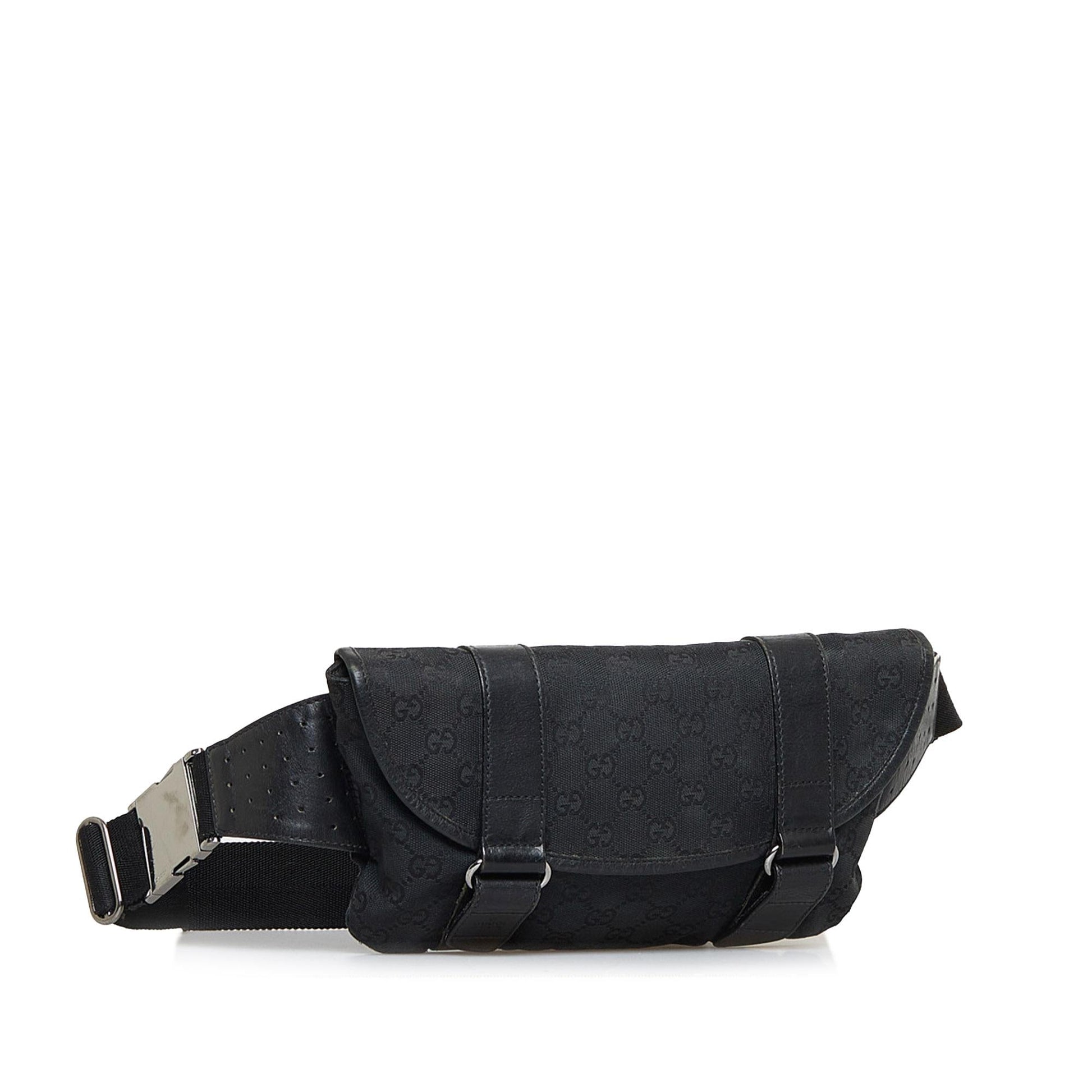 Gucci GG Belt SHG-Umgtg5 Canvas Black Accessory