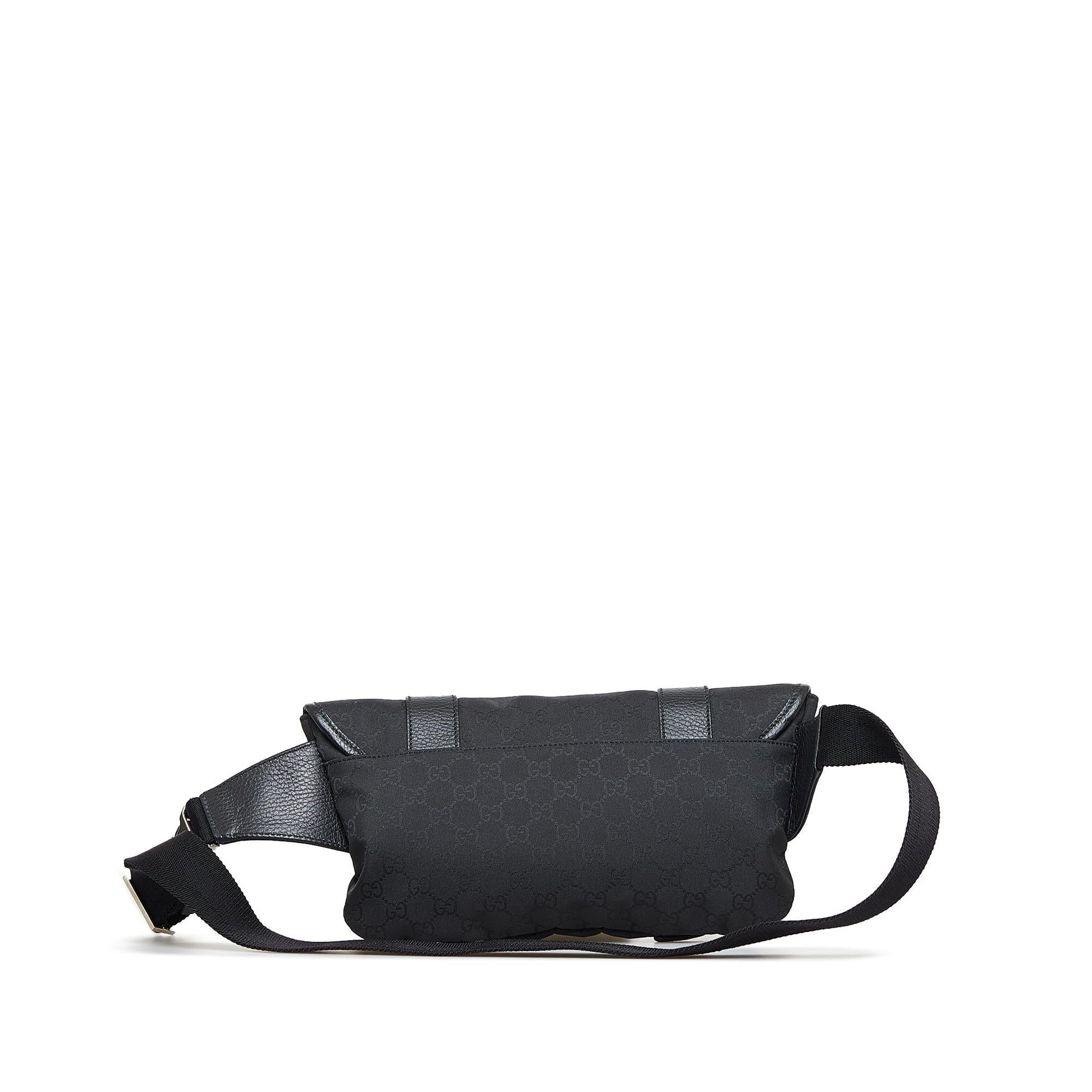 Gucci GG Belt SHG-qYB0KP Canvas Black Accessory