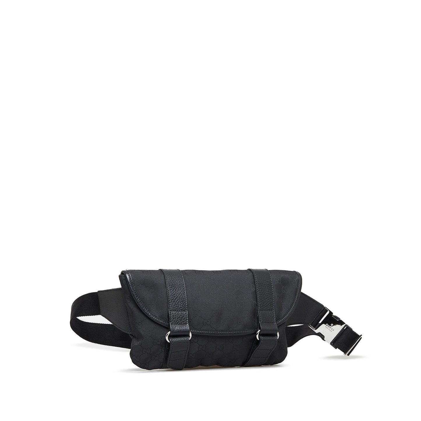 Gucci GG Belt SHG-qYB0KP Canvas Black Accessory
