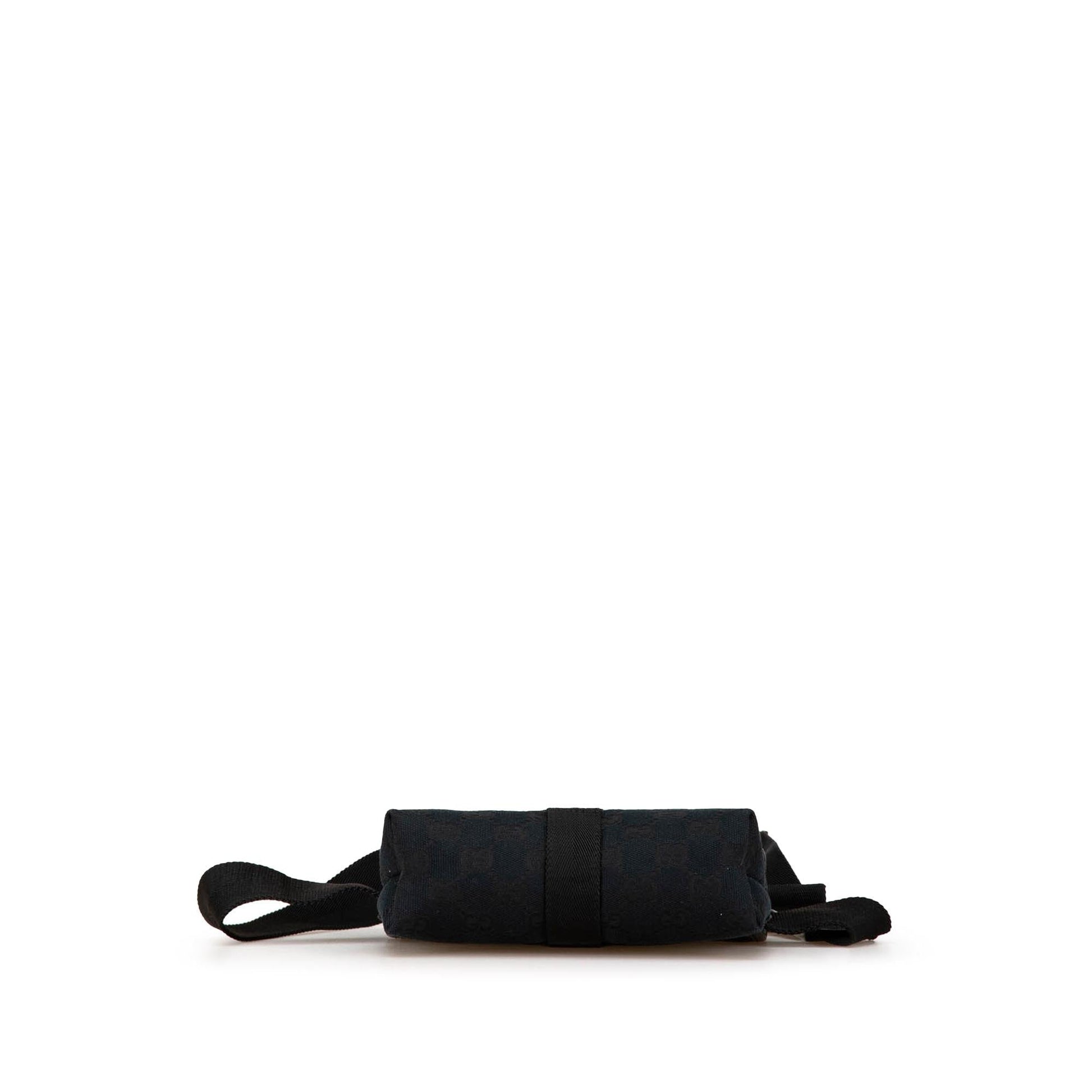 Gucci GG Belt Canvas Calf Black Accessory Bag 1