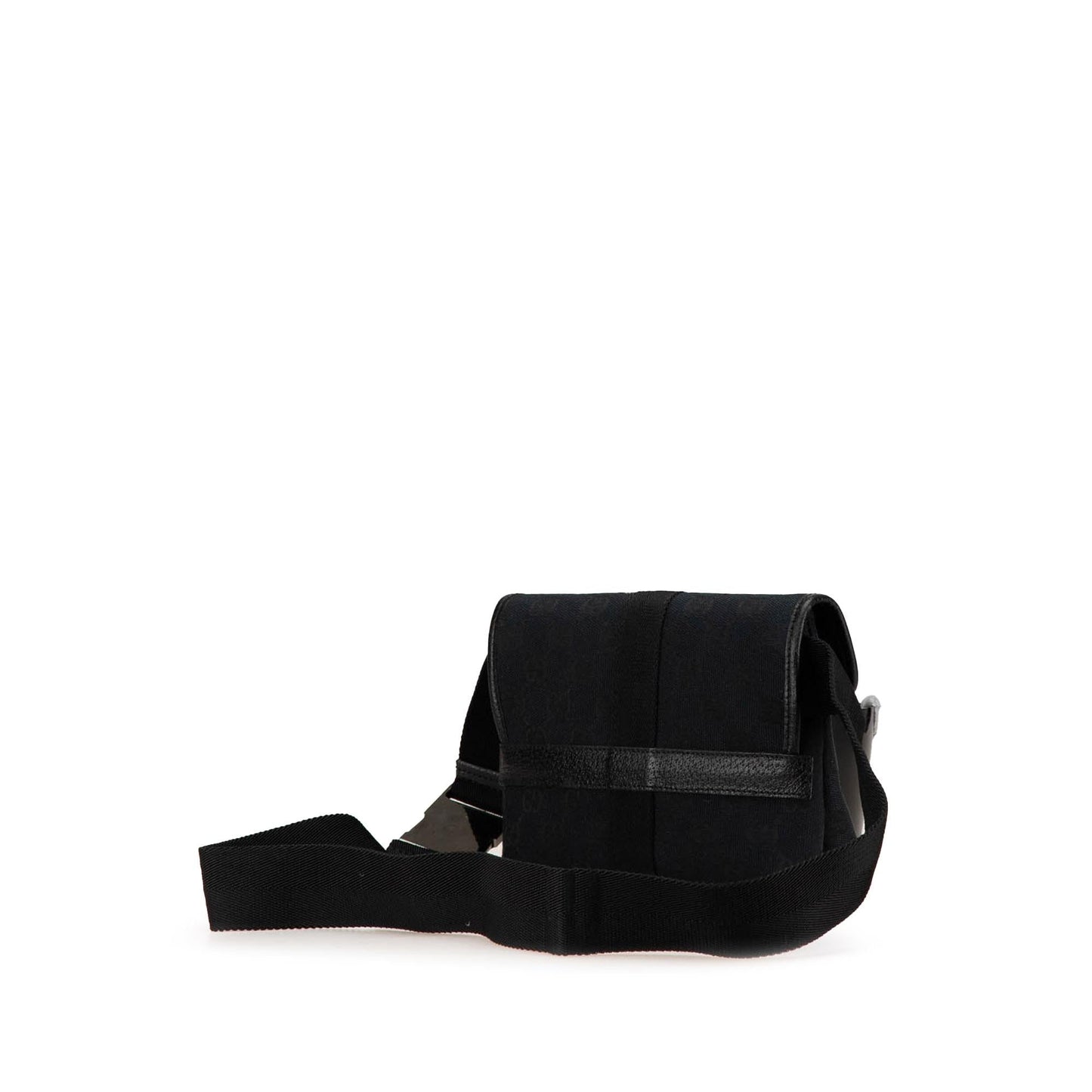 Gucci GG Belt Canvas Calf Black Accessory Bag 1