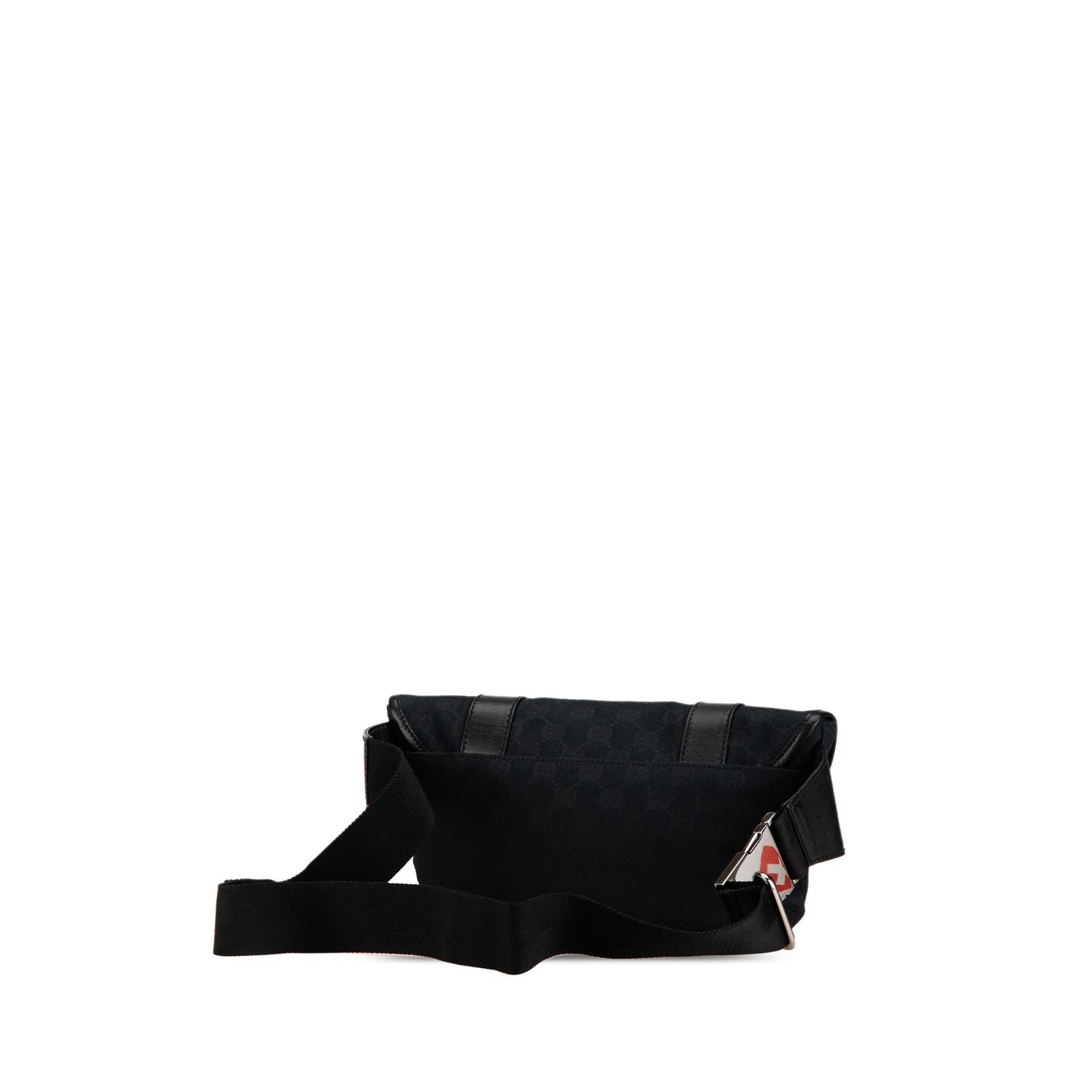 Gucci GG Belt Canvas Calf Black Accessory Bag 5
