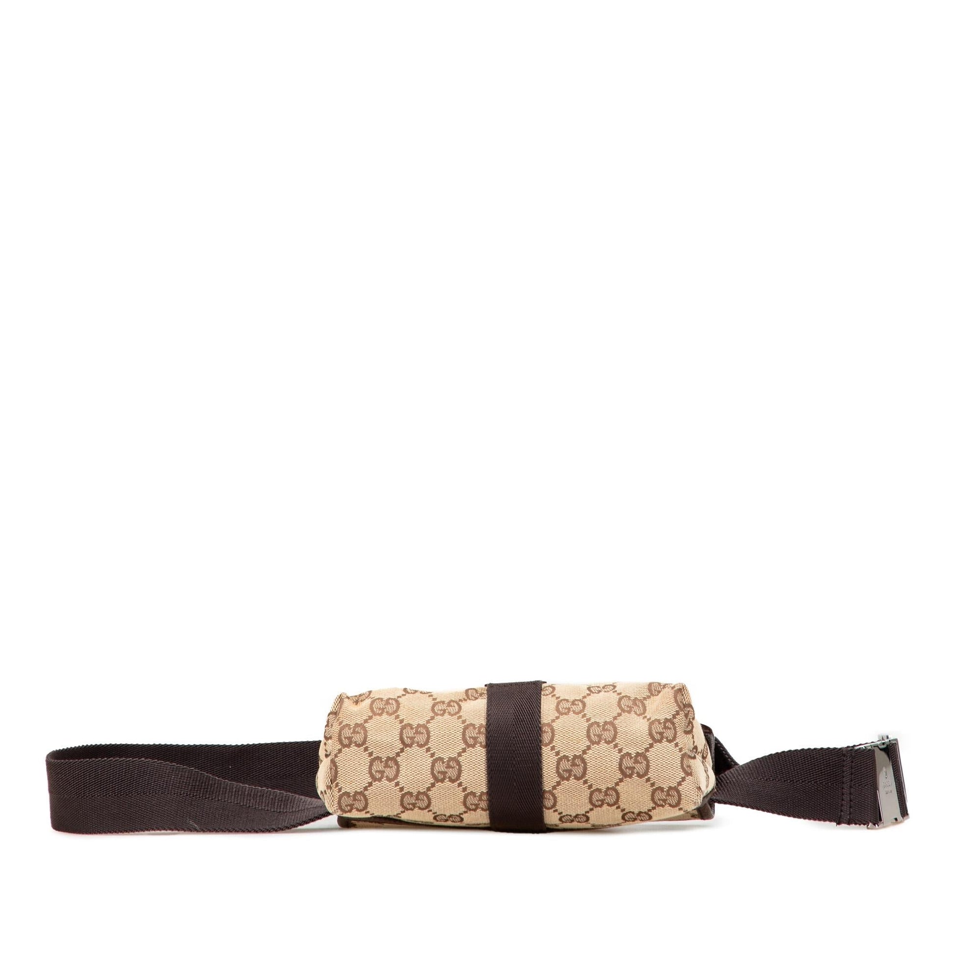 Gucci GG Belt Canvas Brown Accessory Bag 13