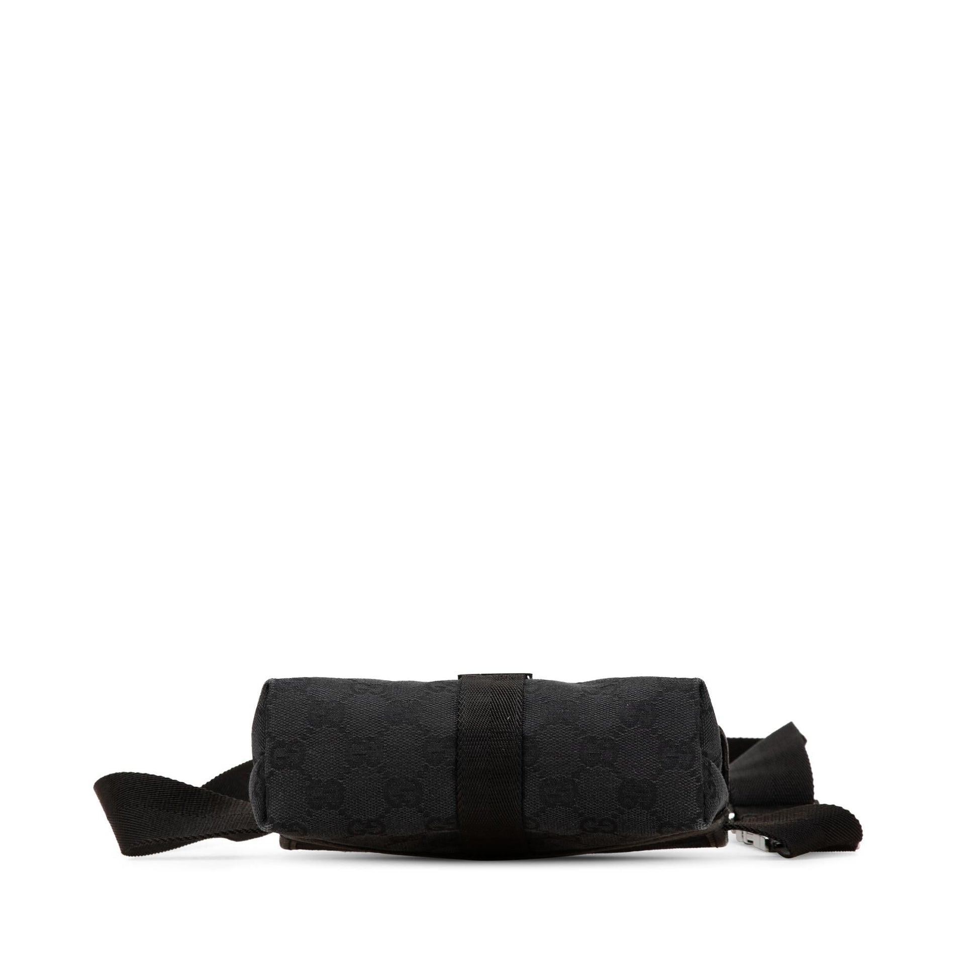 Gucci GG Belt Canvas Black Accessory