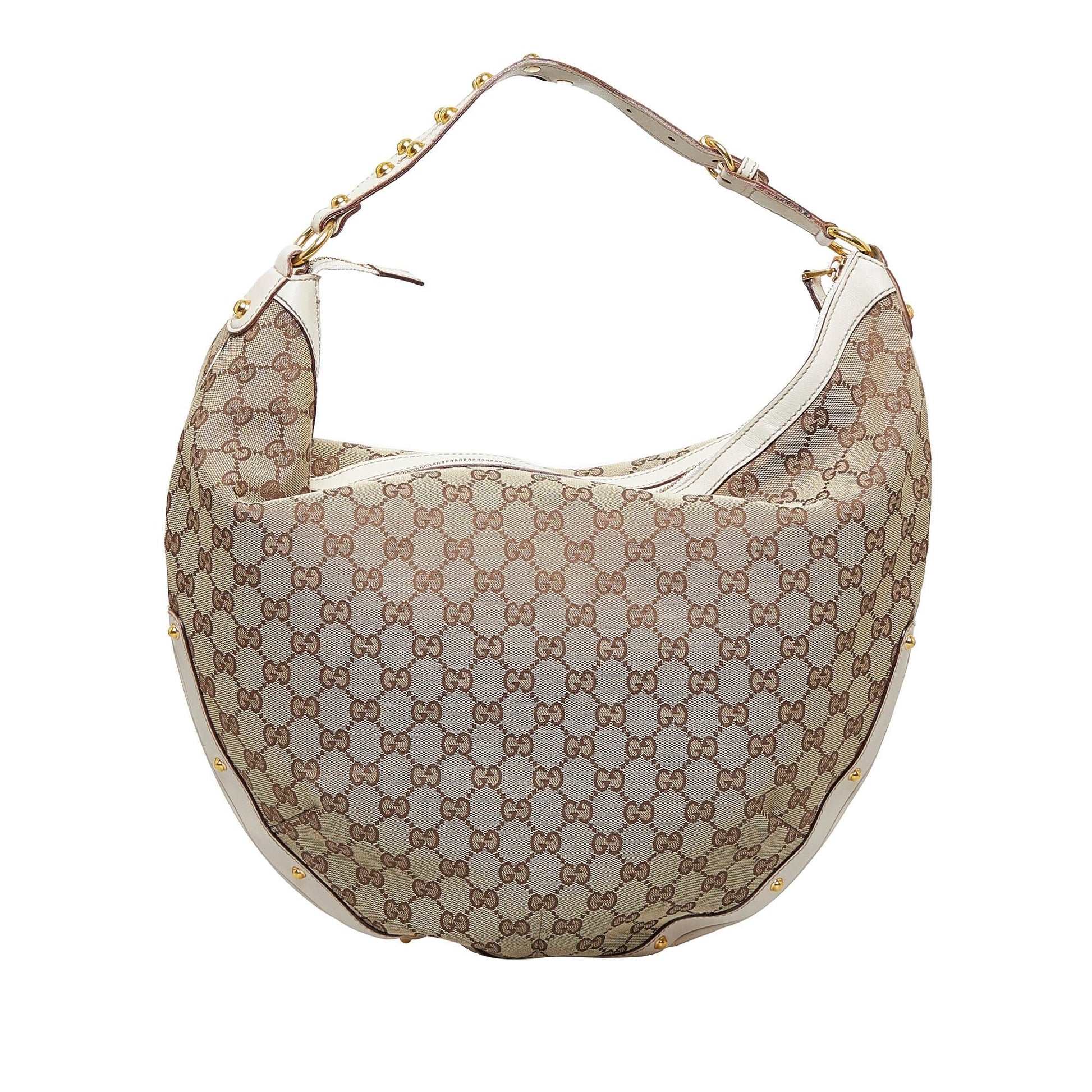 Gucci GG Biba SHG-AM21A8 Canvas Brown Shoulder Bag