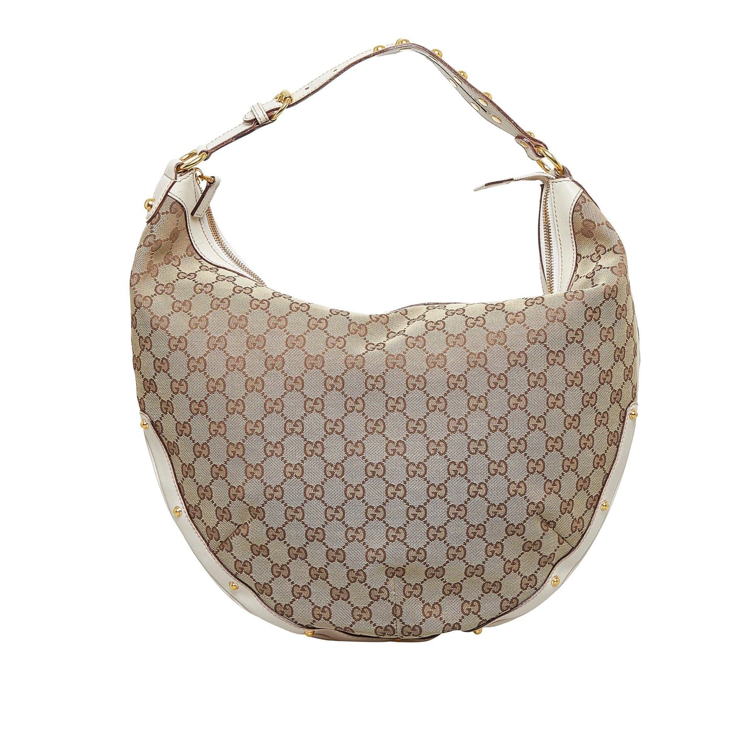 Gucci GG Biba SHG-AM21A8 Canvas Brown Shoulder Bag