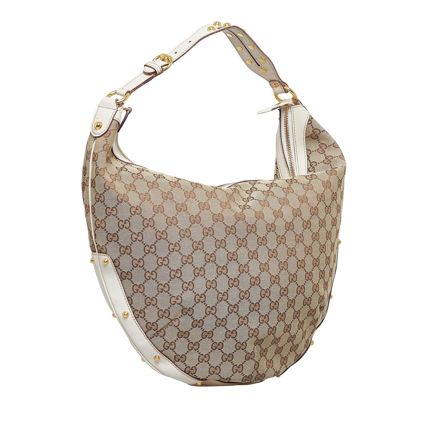 Gucci GG Biba SHG-AM21A8 Canvas Brown Shoulder Bag