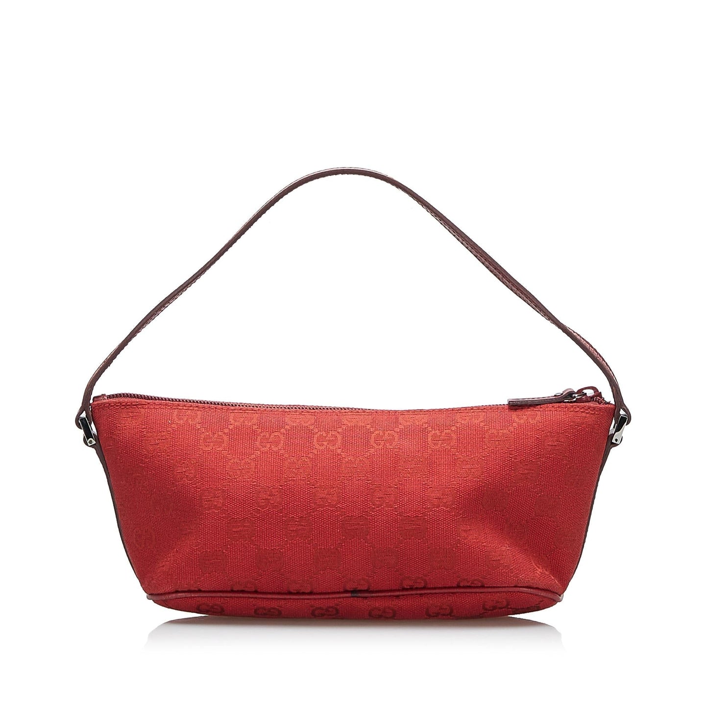 Gucci GG Boat SHG-7QOU6C Canvas Red Handbag
