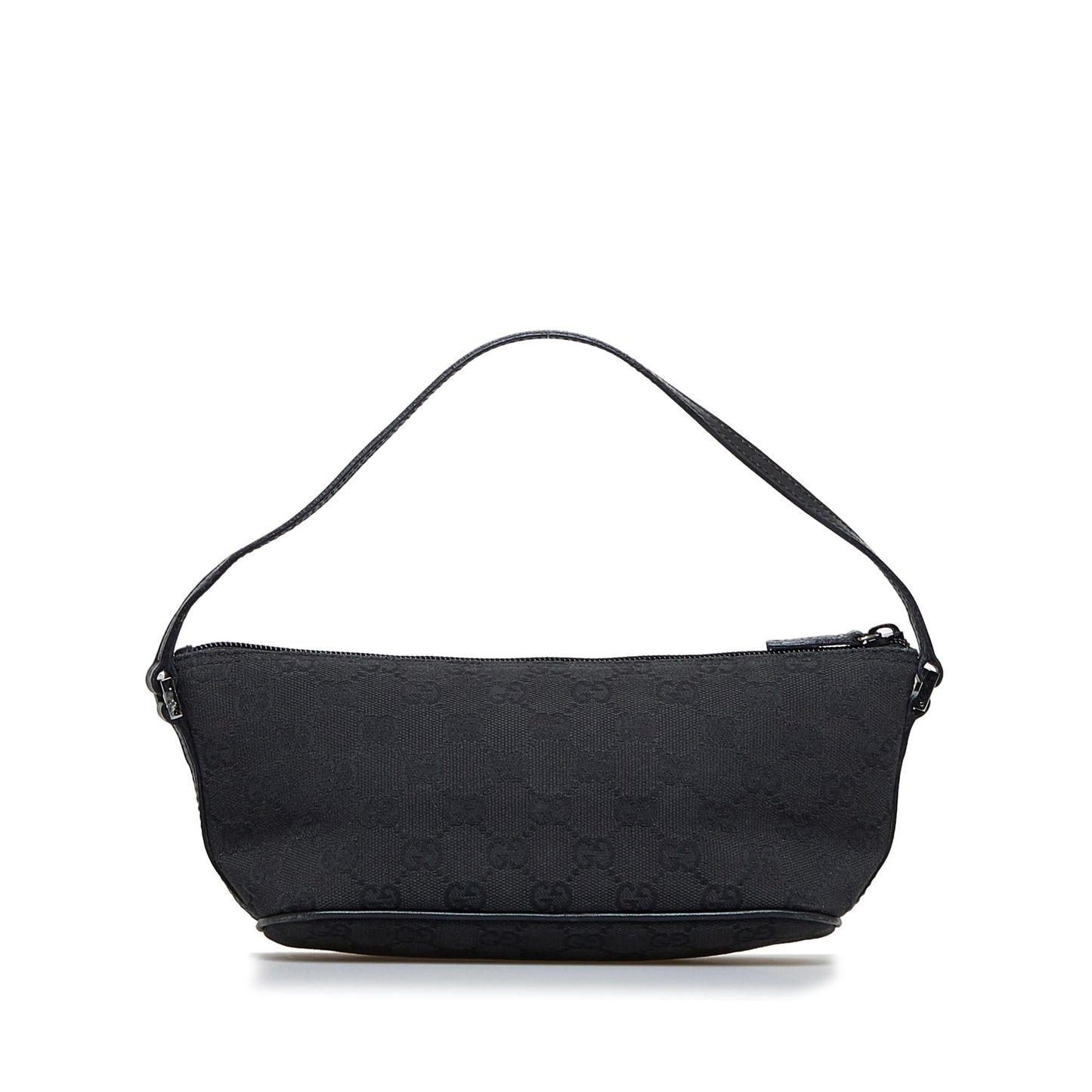 Gucci GG Boat SHG-fYG6OS Canvas Calf Black Handbag