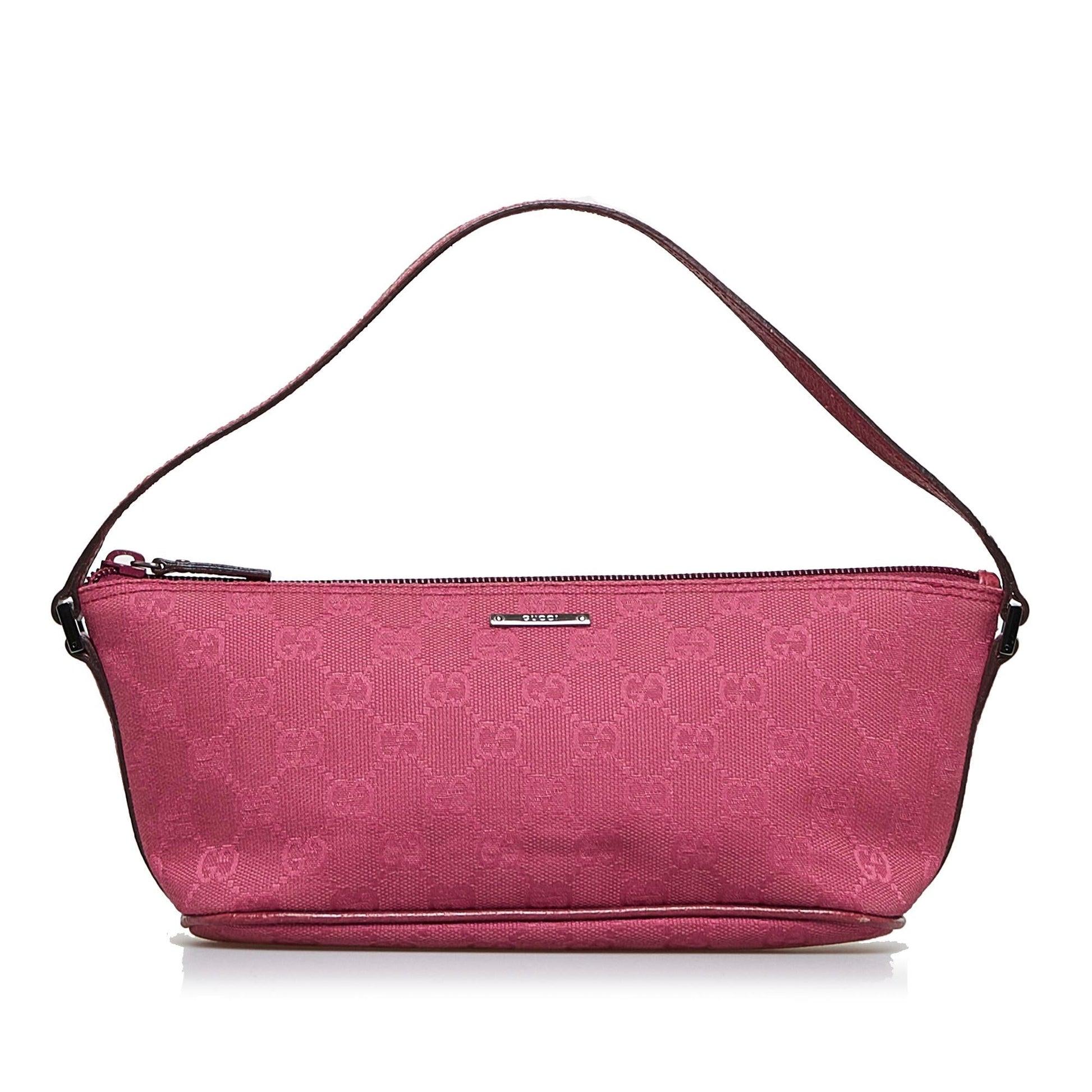 Gucci GG Boat SHG-EkAEP3 Canvas Red Handbag