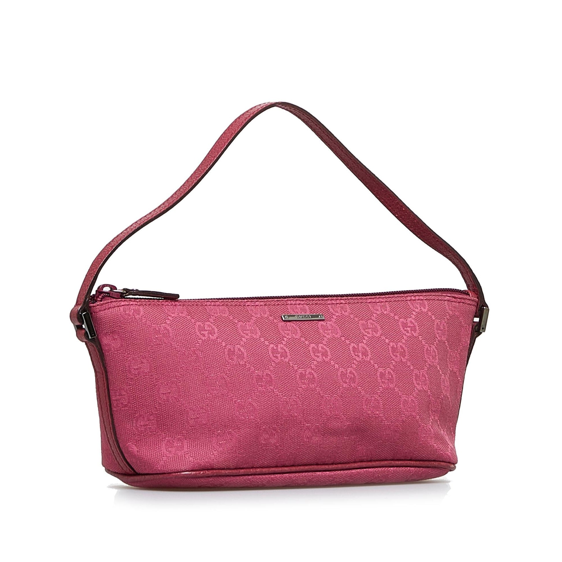 Gucci GG Boat SHG-EkAEP3 Canvas Red Handbag