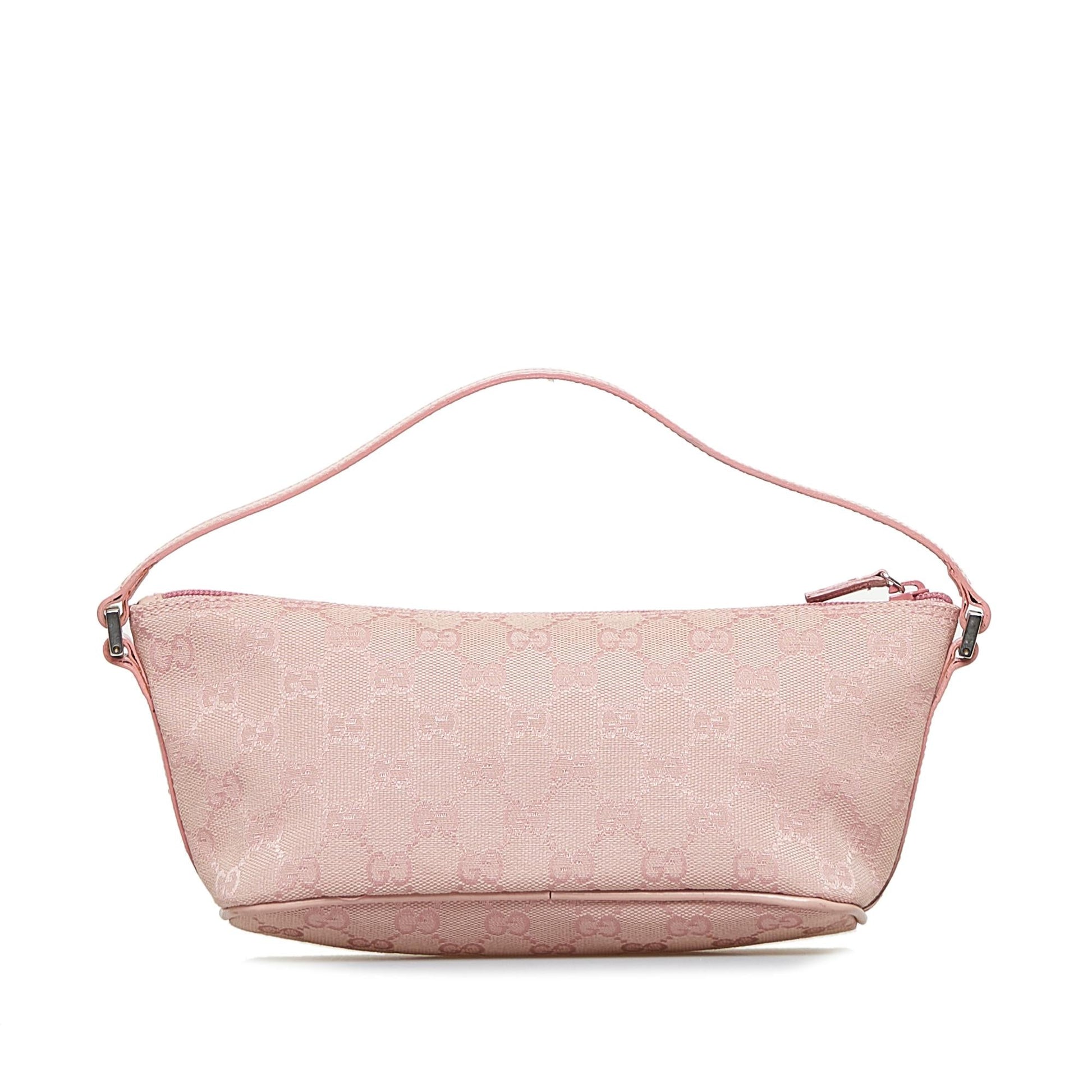 Gucci GG Boat SHG-I6Bipy Canvas Calf Pink Handbag