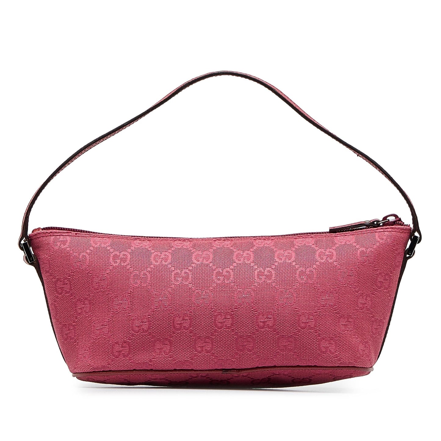Gucci GG Boat SHG-E3Mmqu Canvas Calf Pink Handbag