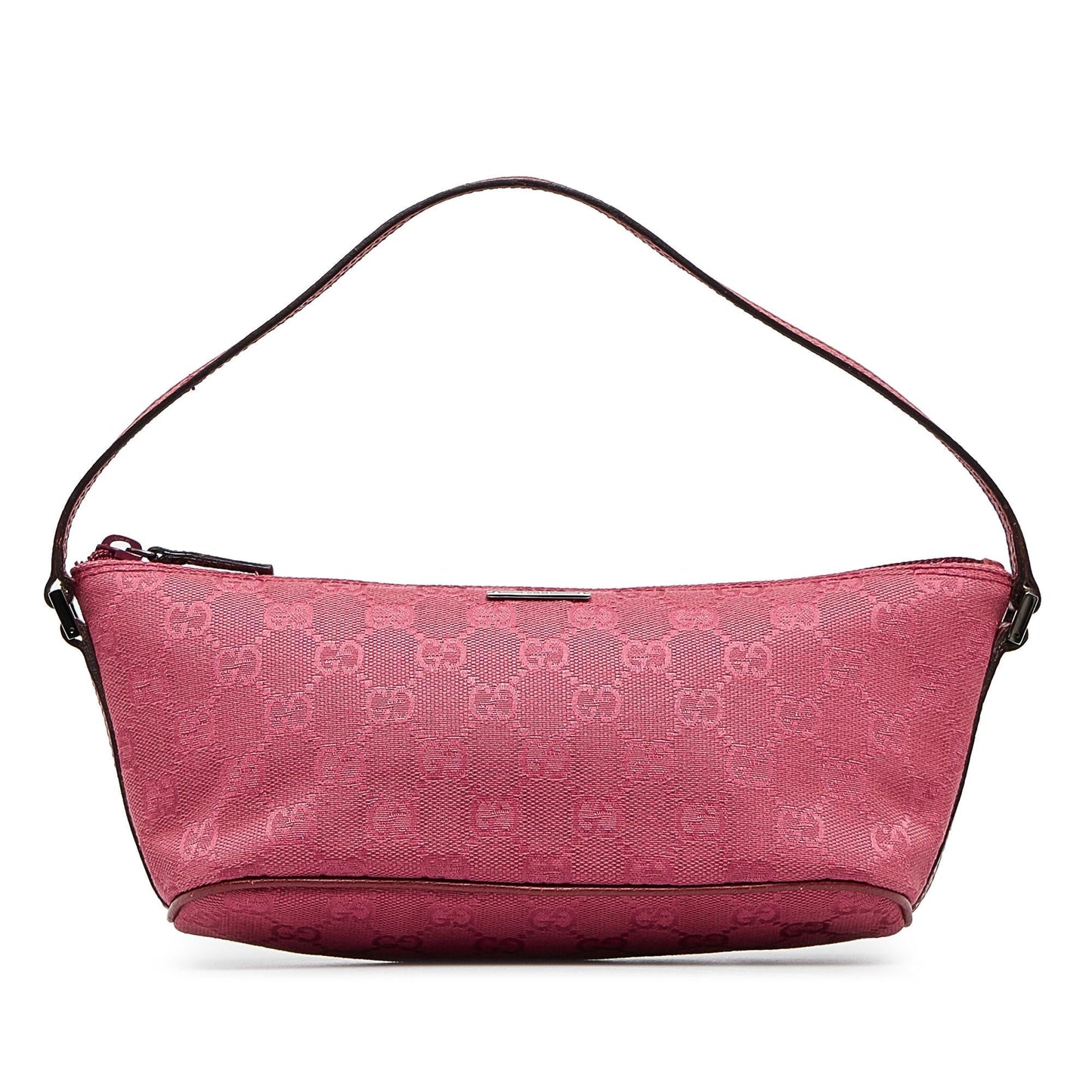 Gucci GG Boat SHG-E3Mmqu Canvas Calf Pink Handbag