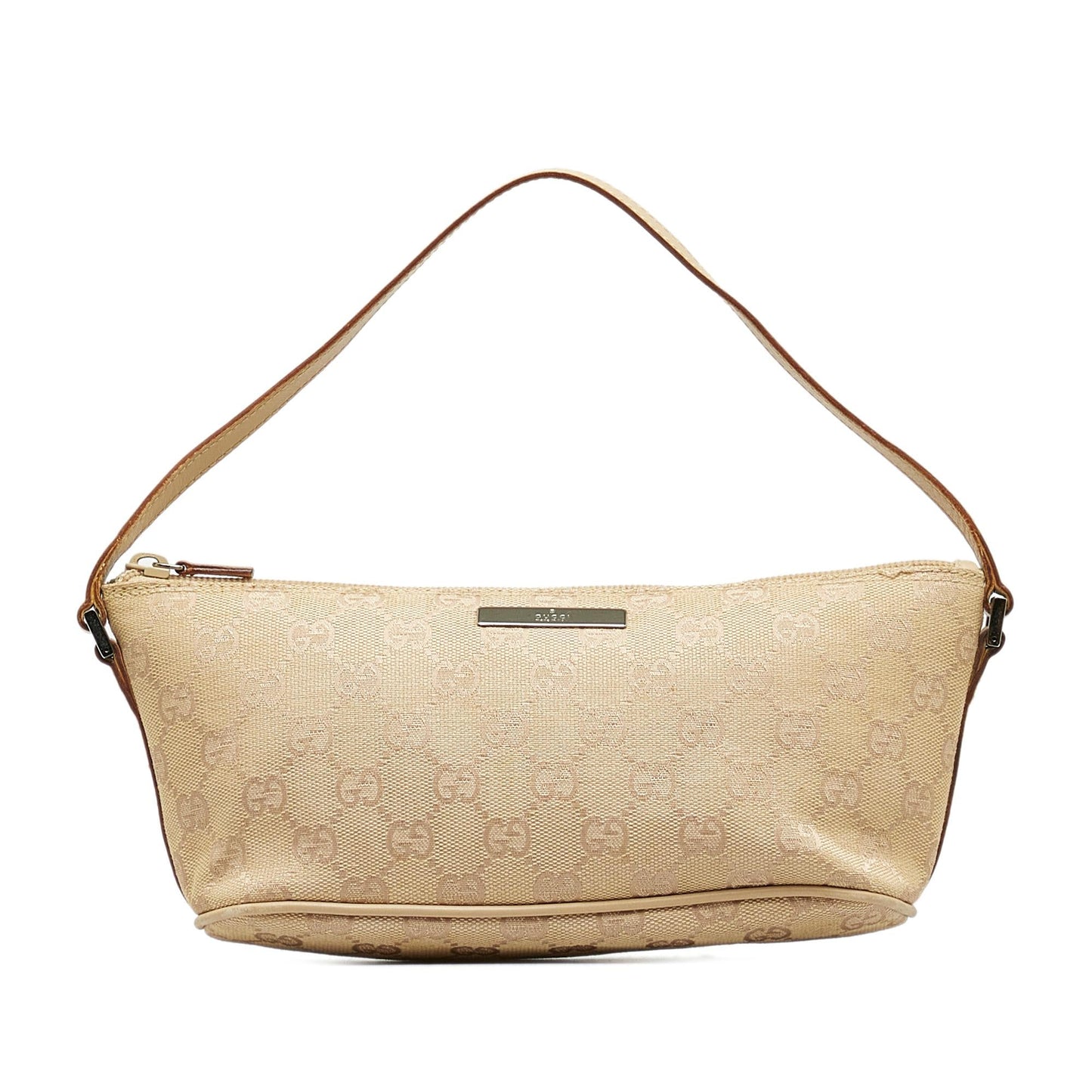 Gucci GG Boat SHG-sQl5q5 Canvas Brown Handbag