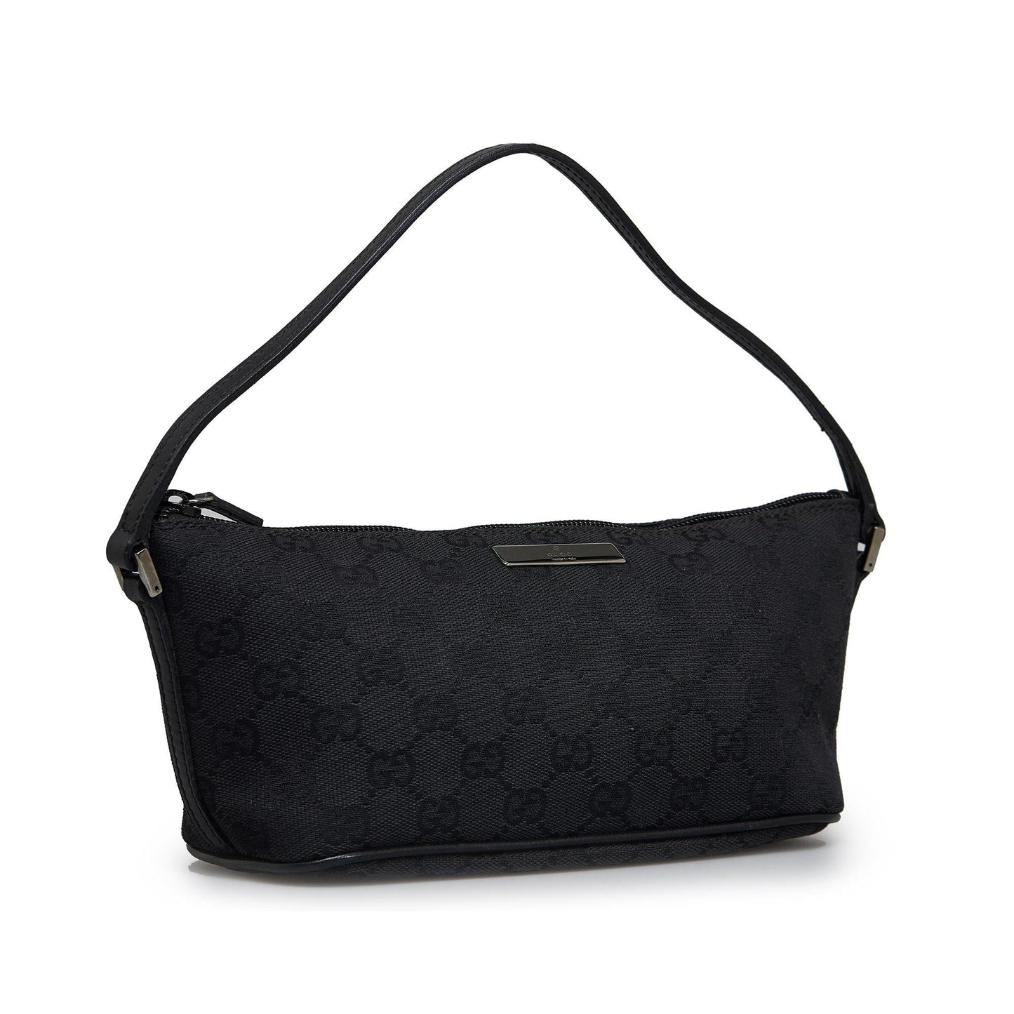 Gucci GG Boat SHG-oPMGXz Canvas Black Handbag