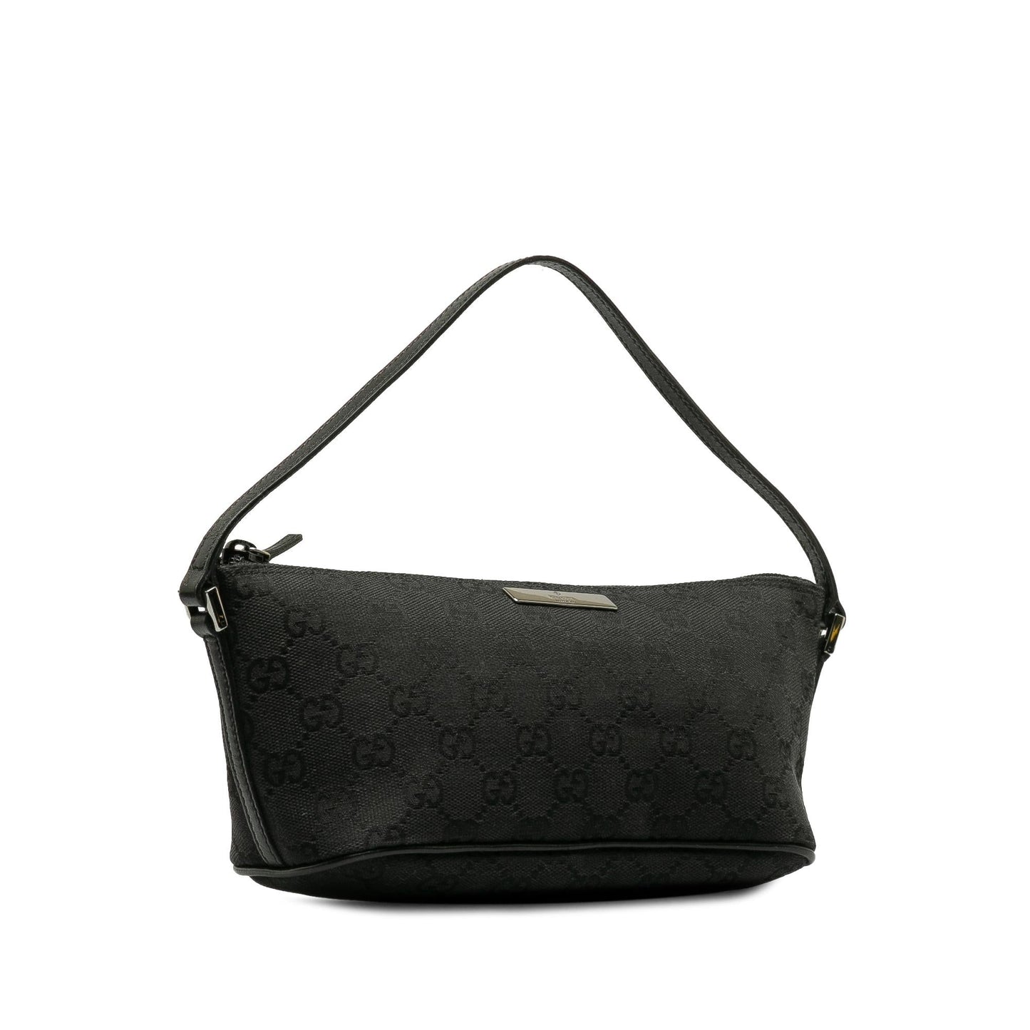 Gucci GG Boat SHG-4asGJB Canvas Black Handbag