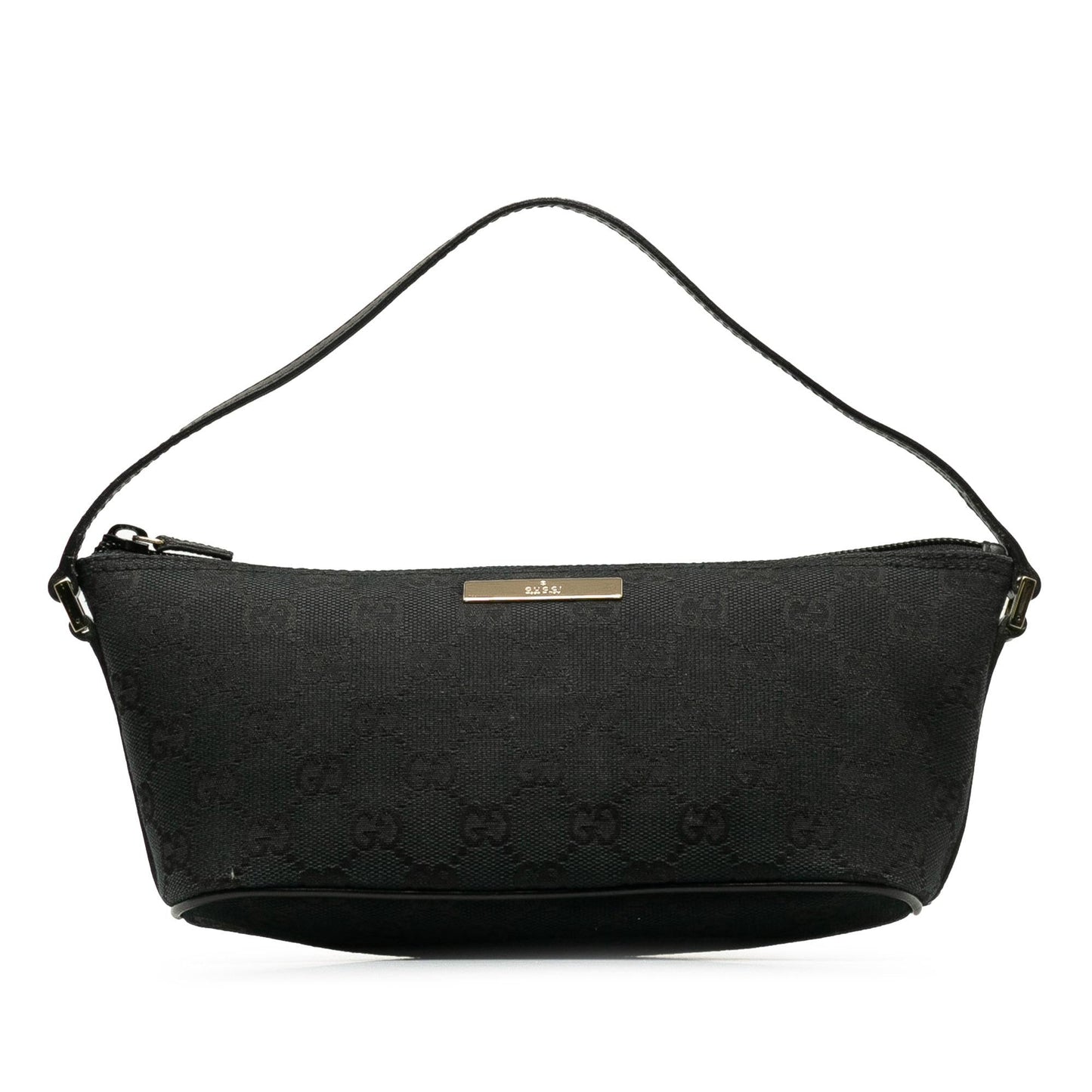 Gucci GG Boat SHG-DJomDL Canvas Black Handbag