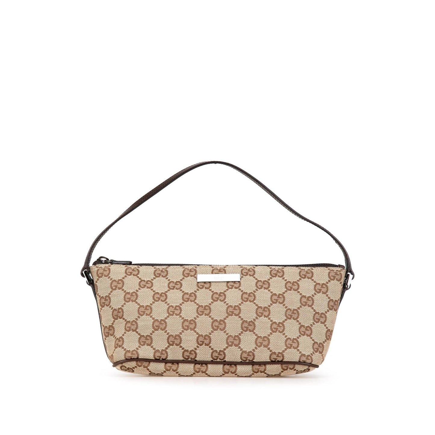 Gucci GG Boat SHG-8oE6LM Canvas Brown Shoulder Bag