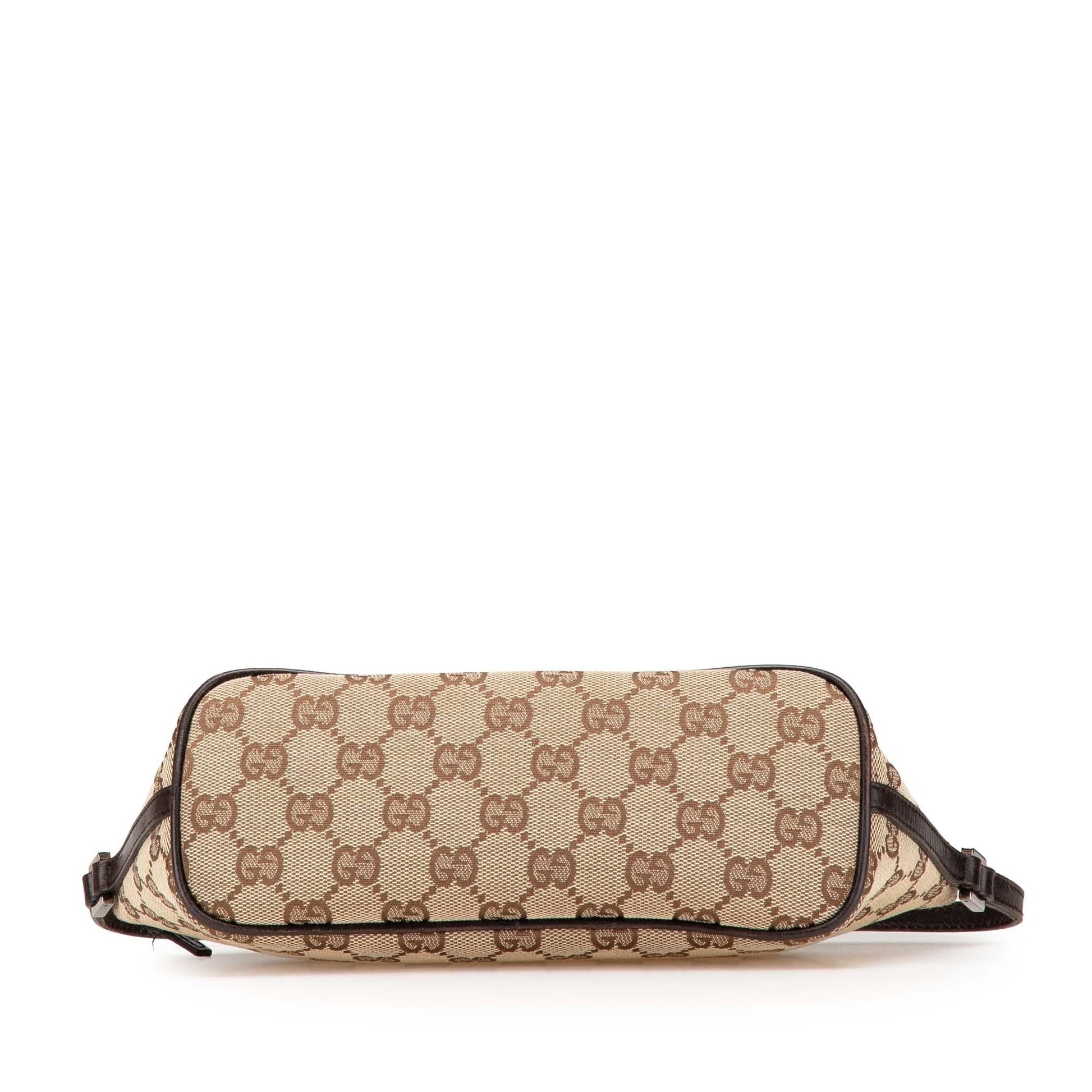 Gucci GG Boat Canvas Brown Shoulder Bag Boat 6