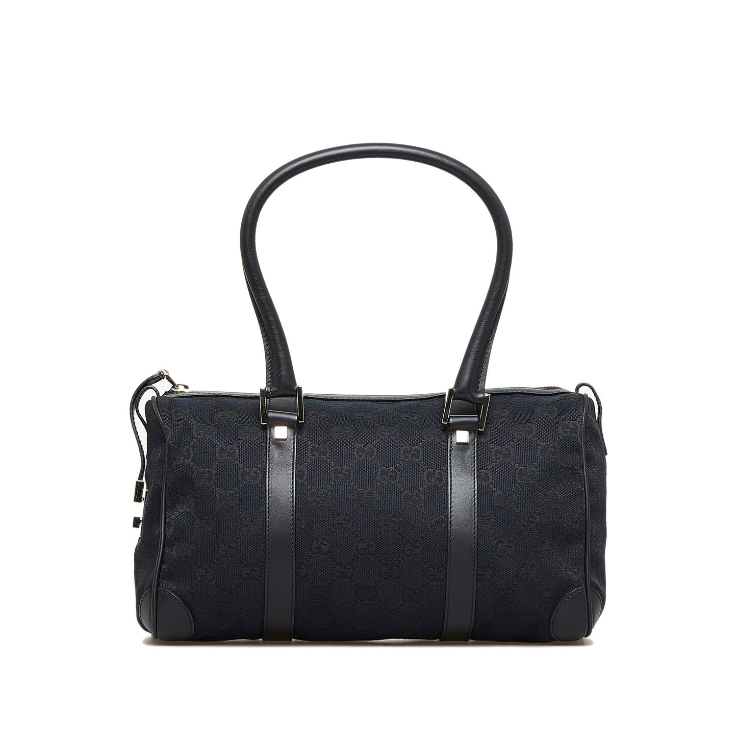Gucci GG Boston SHG-30ciAF Canvas Black Satchel Bag