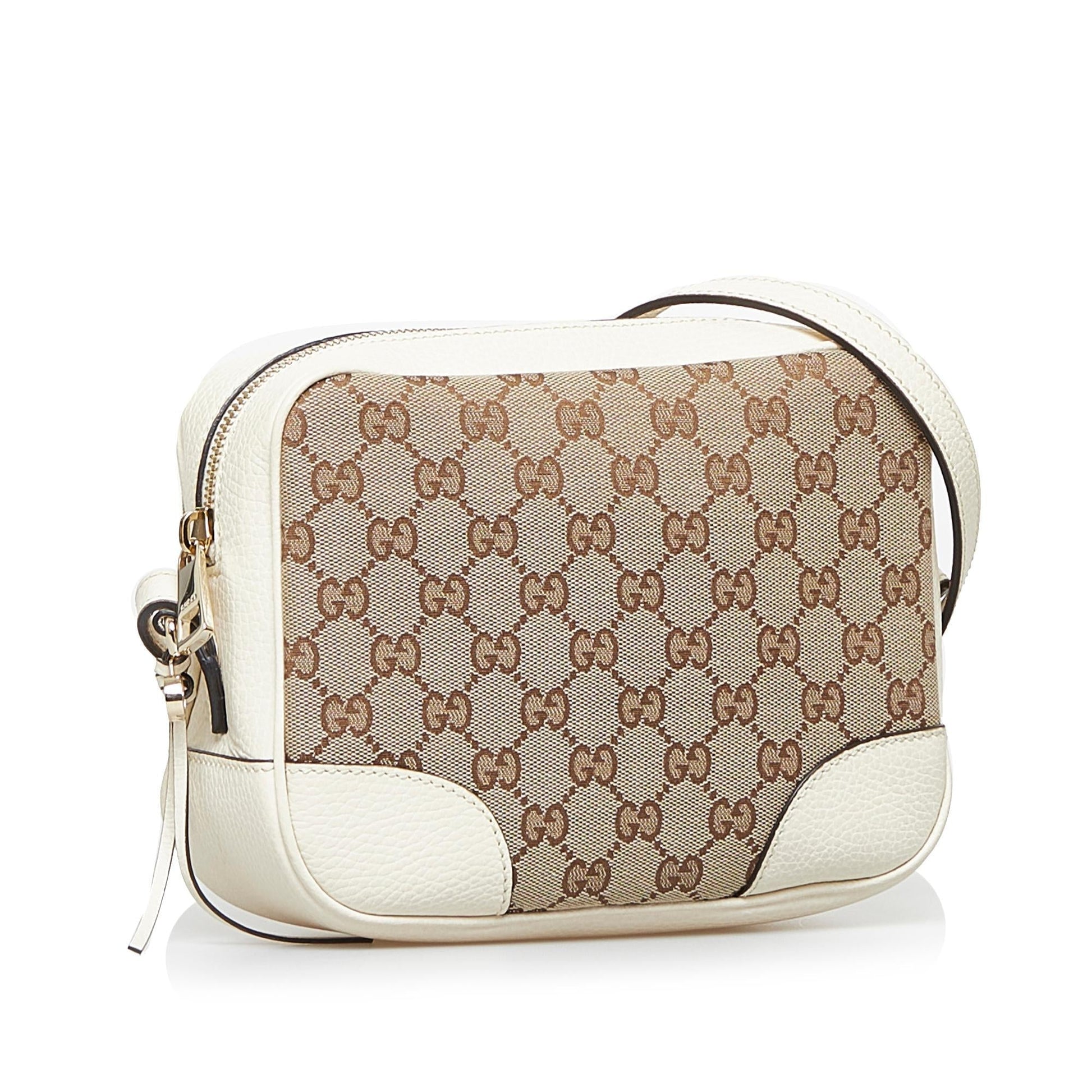 Gucci GG Bree SHG-3EO6aJ Canvas Brown Crossbody Bag