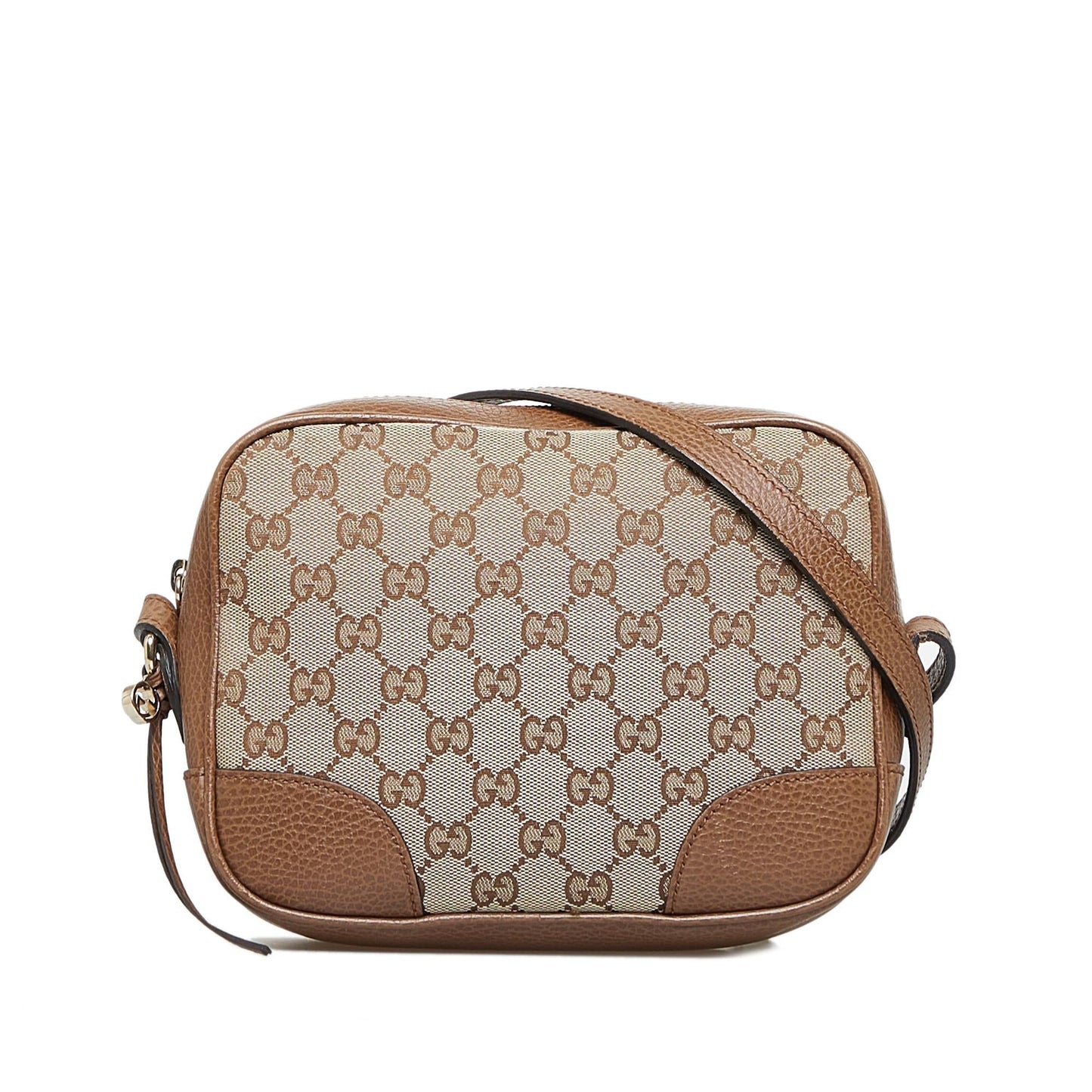 Gucci GG Bree SHG-JiR4i2 Canvas Calf Brown Crossbody Bag