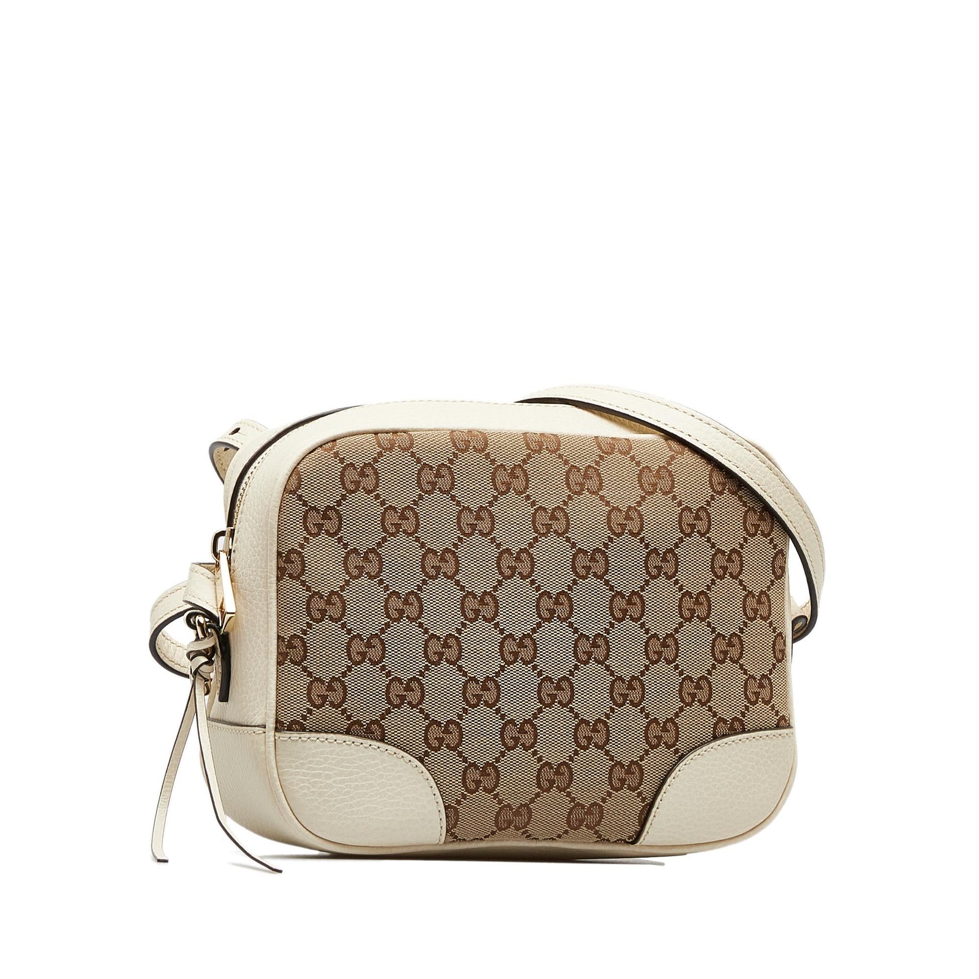 Gucci GG Bree SHG-76hE2P Canvas Brown Crossbody Bag