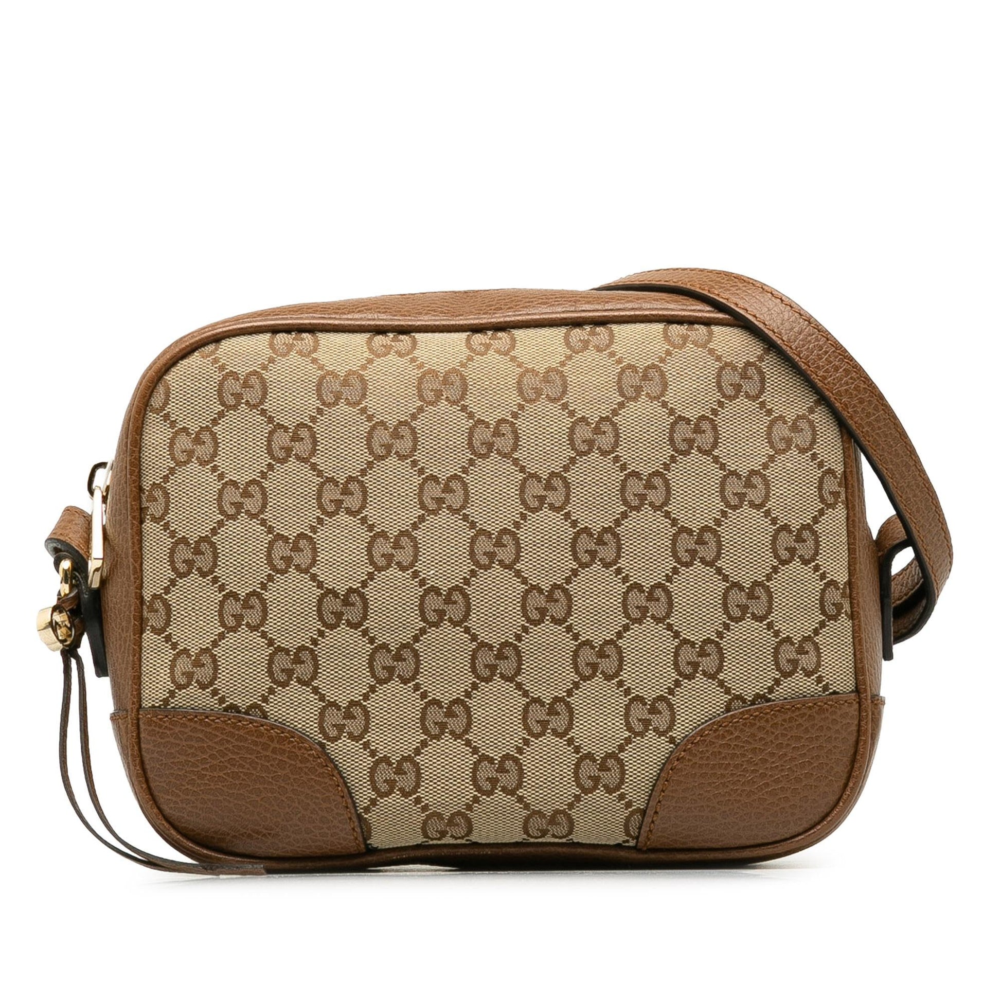 Gucci GG Bree SHG-H37PJz Canvas Brown Crossbody Bag