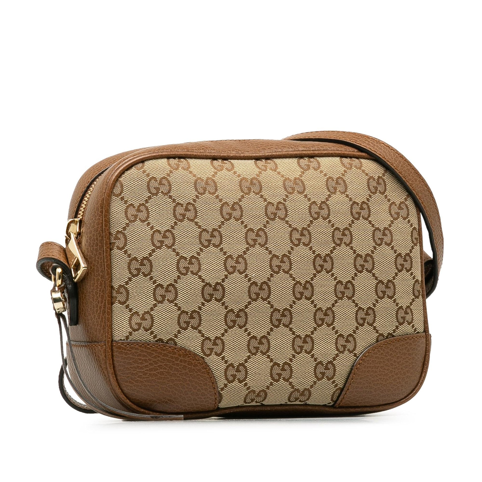 Gucci GG Bree SHG-H37PJz Canvas Brown Crossbody Bag